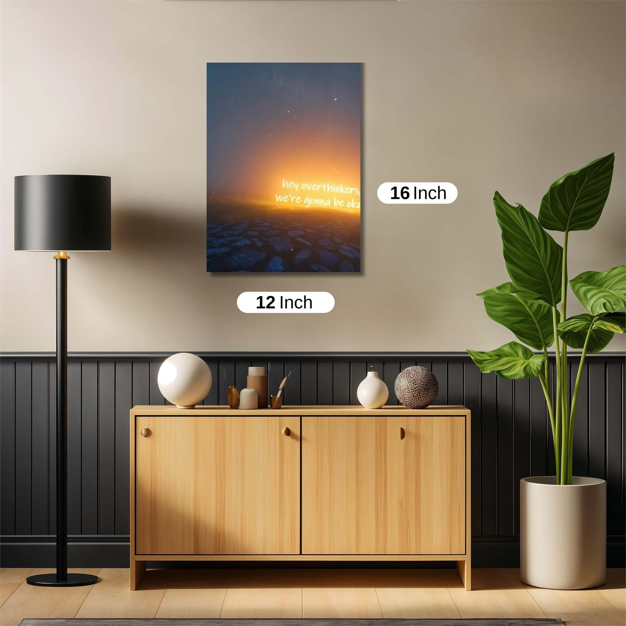 Message Hopeful Safe Wall Magnetic / M