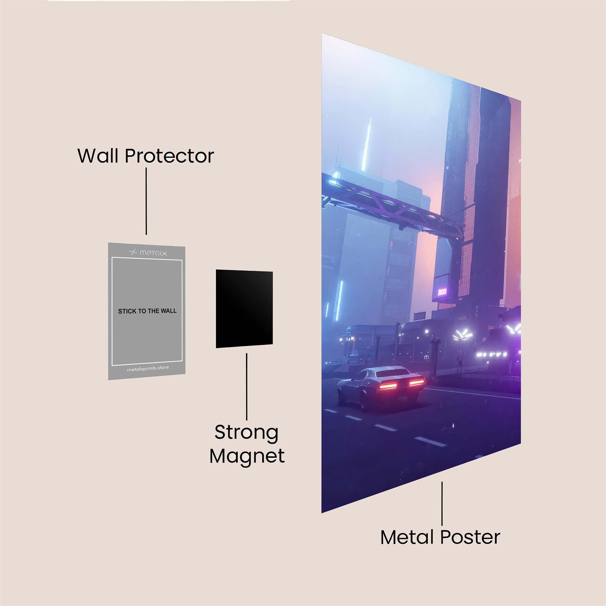 Cyberpunk Serenity Safe Wall Magnetic / M