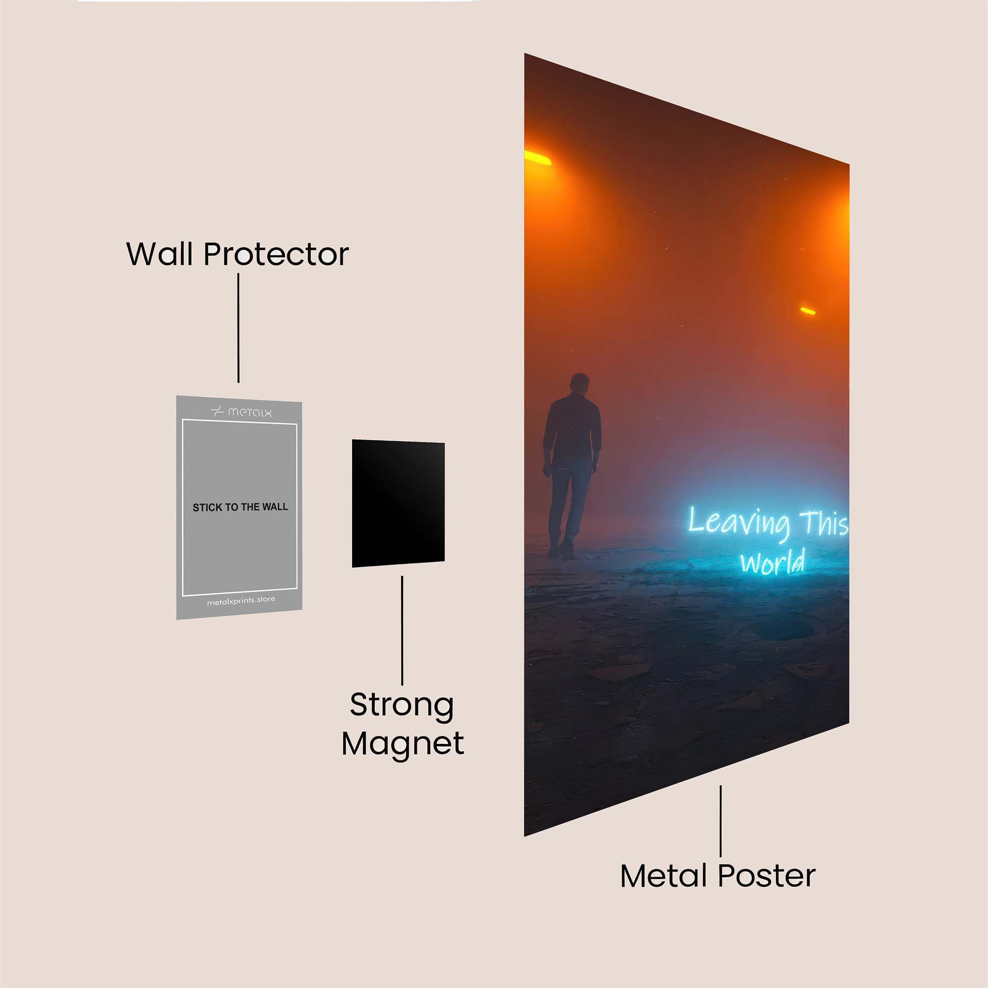 Journey Melancholy Safe Wall Magnetic / M