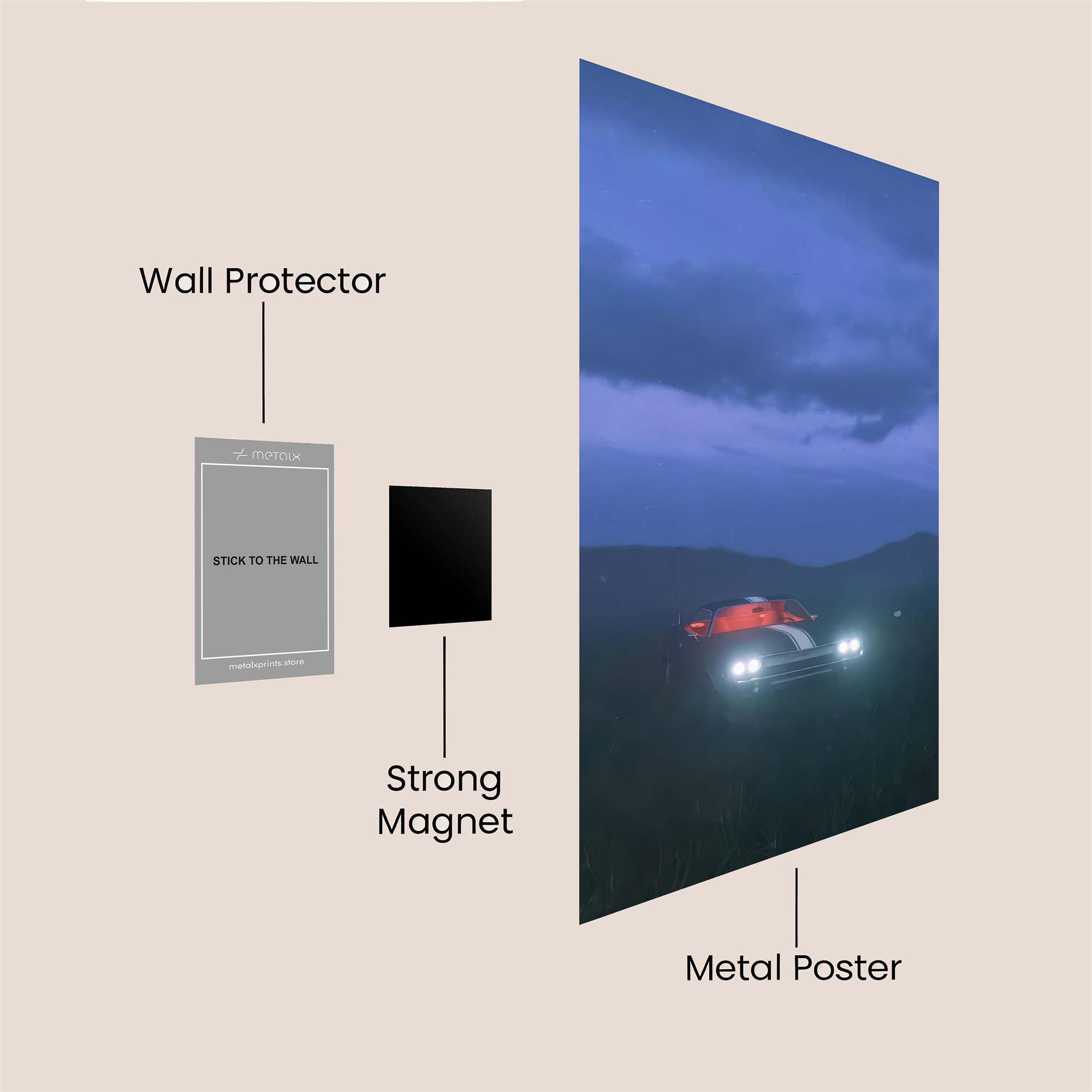 NightChase Safe Wall Magnetic / M