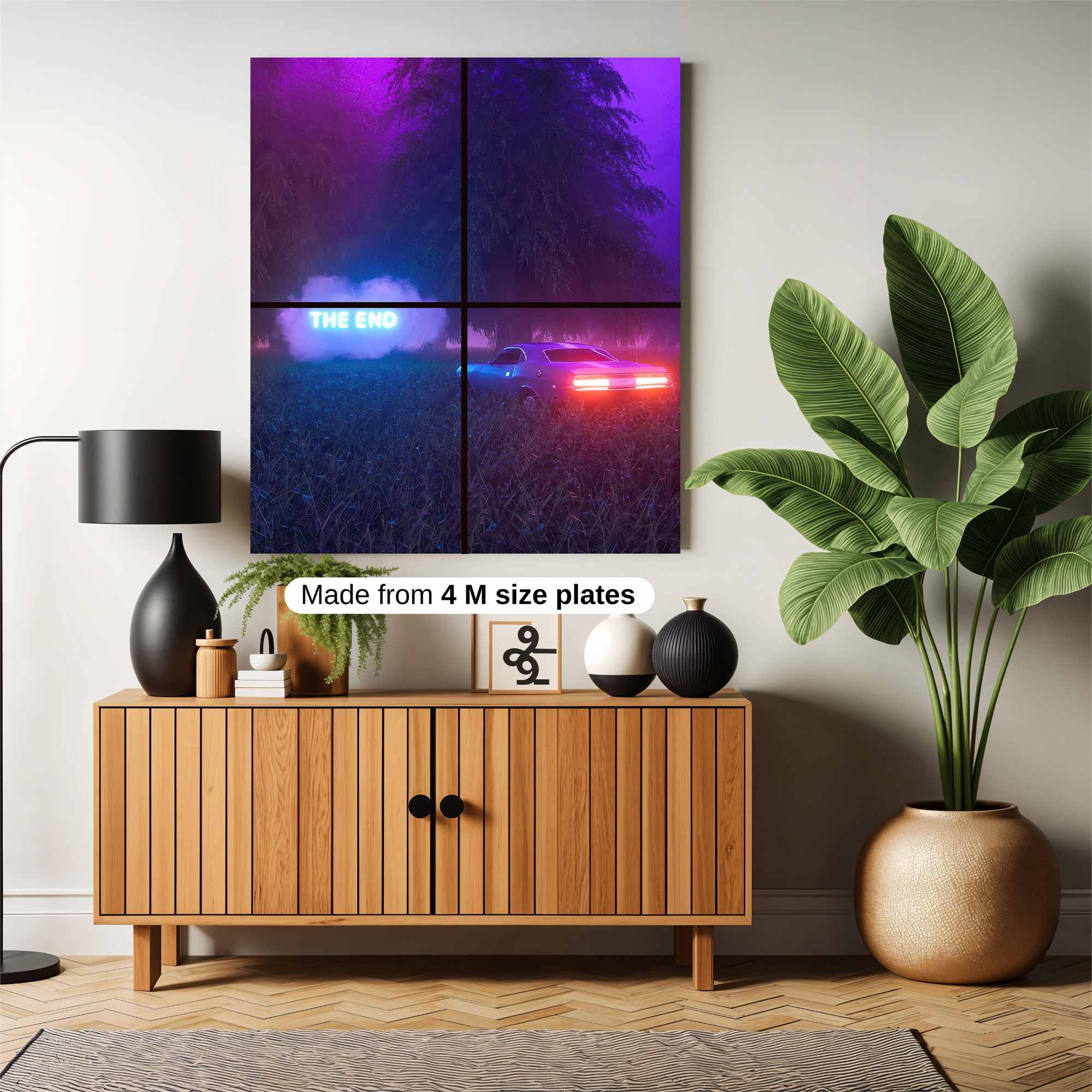 Neon Farewell Safe Wall Magnetic / M