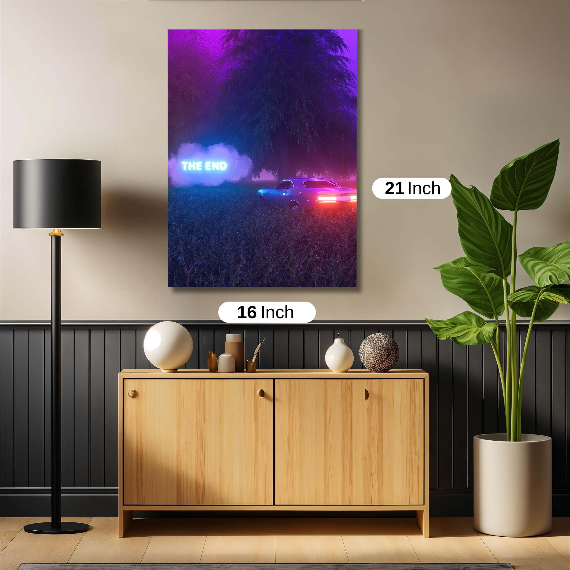 Neon Farewell Safe Wall Magnetic / M