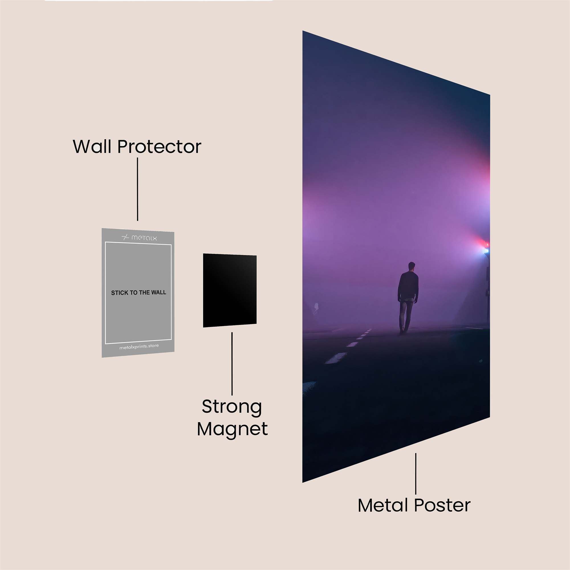 Night Walker Safe Wall Magnetic / M