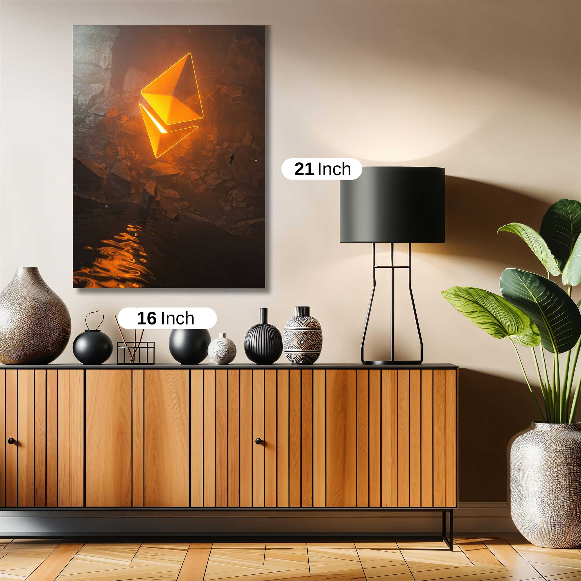 Ethereum Glow Safe Wall Magnetic / M