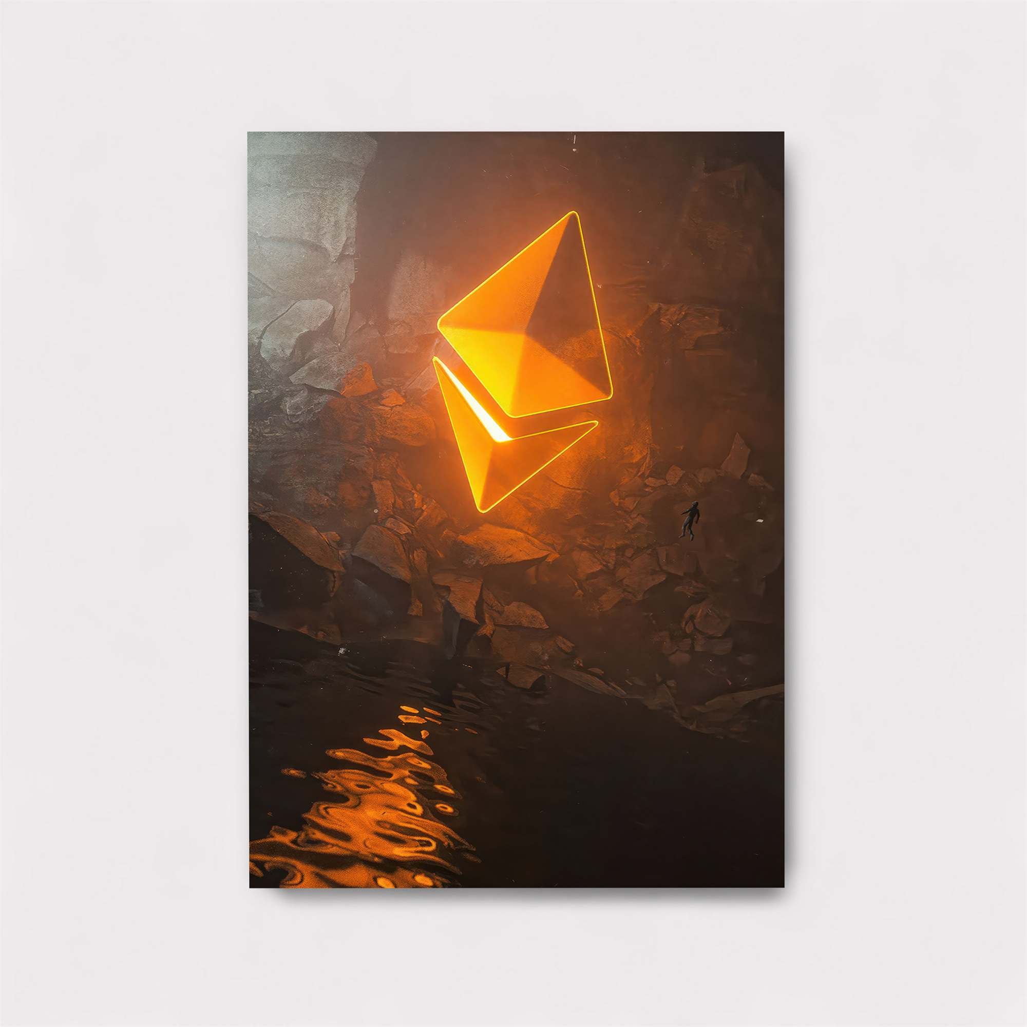 Ethereum Glow Safe Wall Magnetic / M