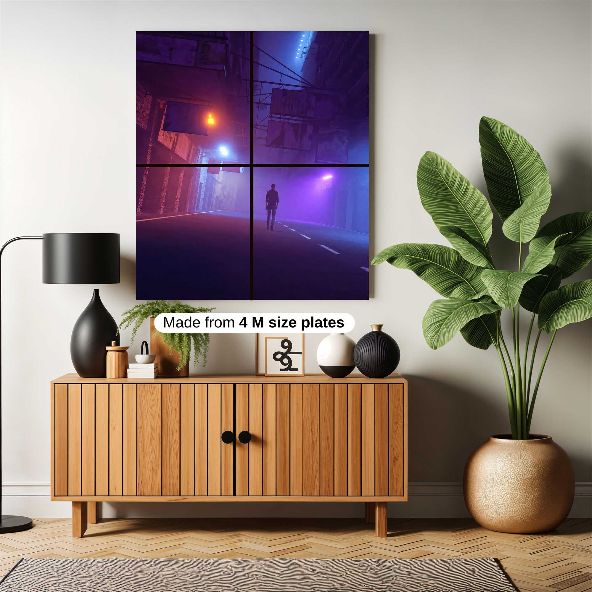 Neon Solitude Safe Wall Magnetic / M