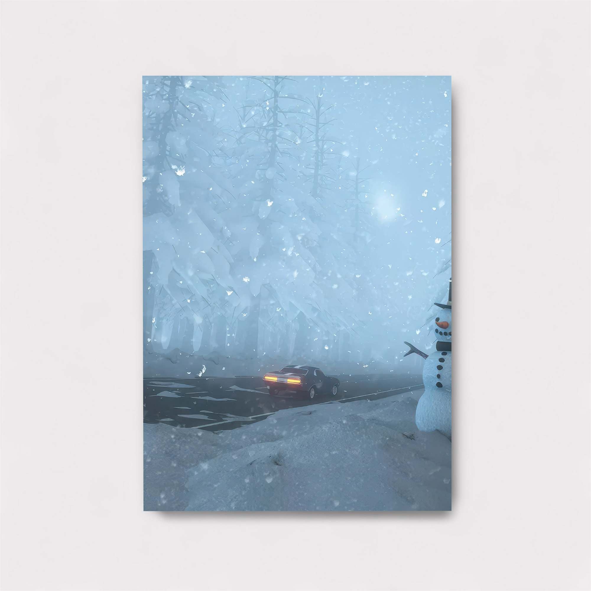 Snowman Serenity Safe Wall Magnetic / M