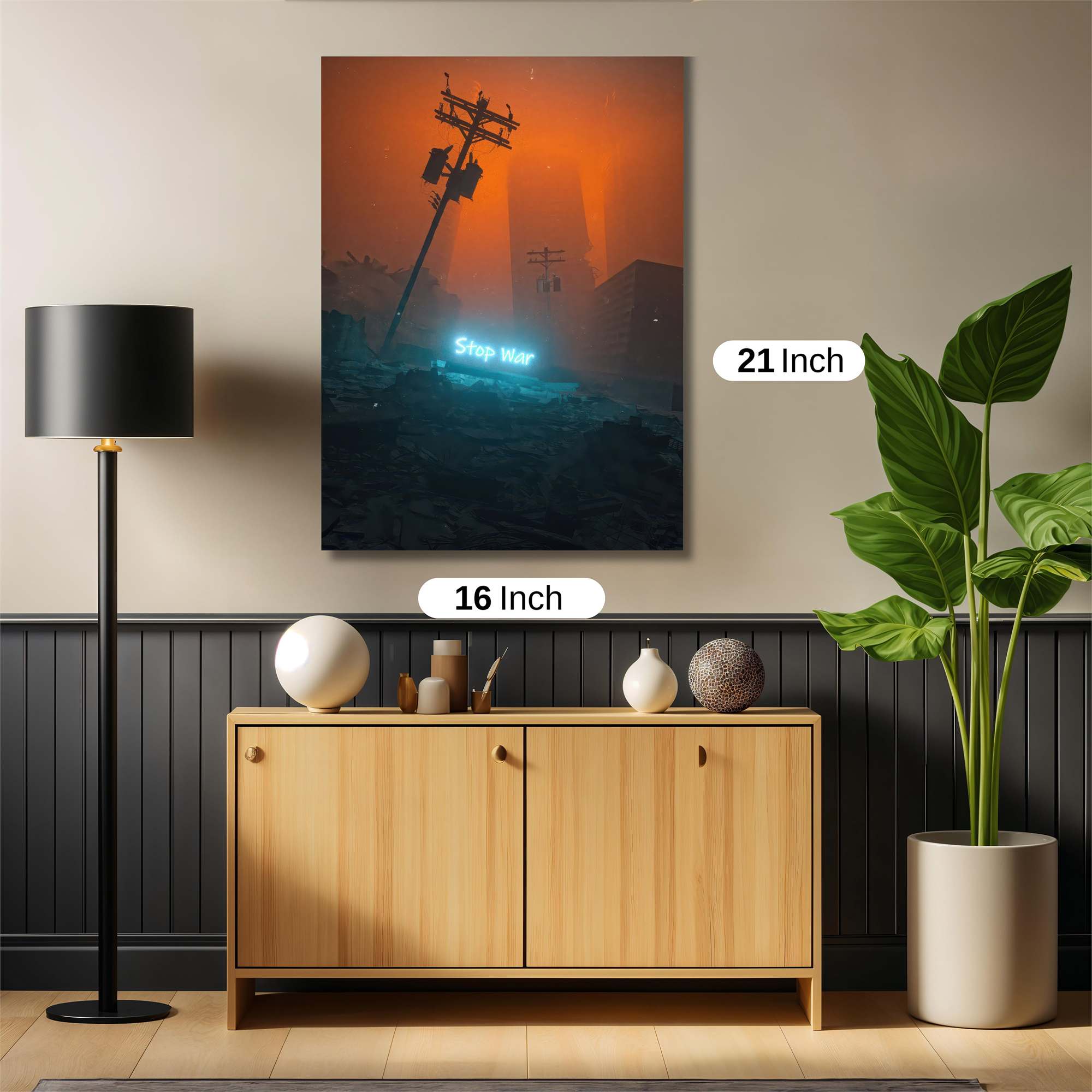 StopWar Hopeful Safe Wall Magnetic / M