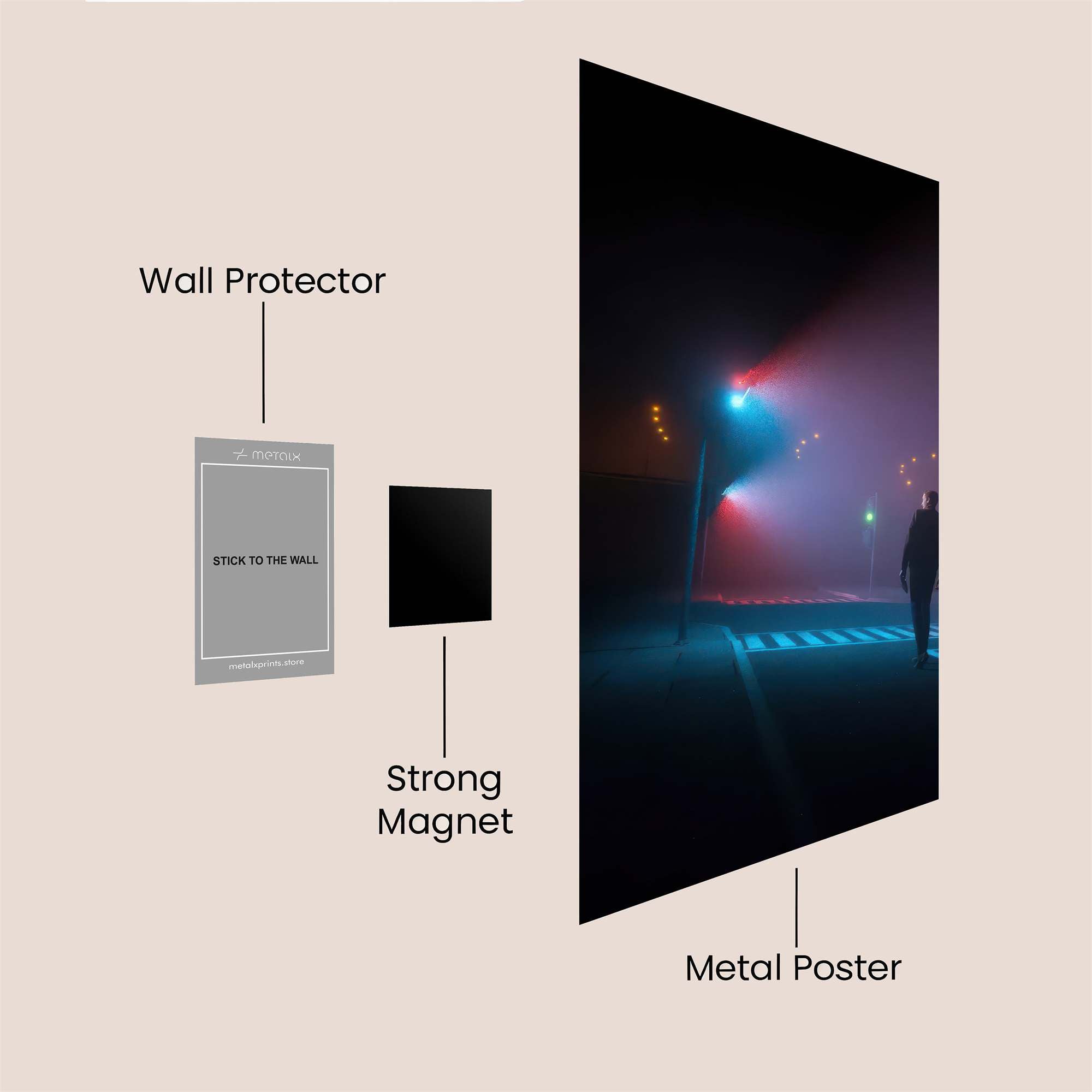Night Walker Safe Wall Magnetic / M