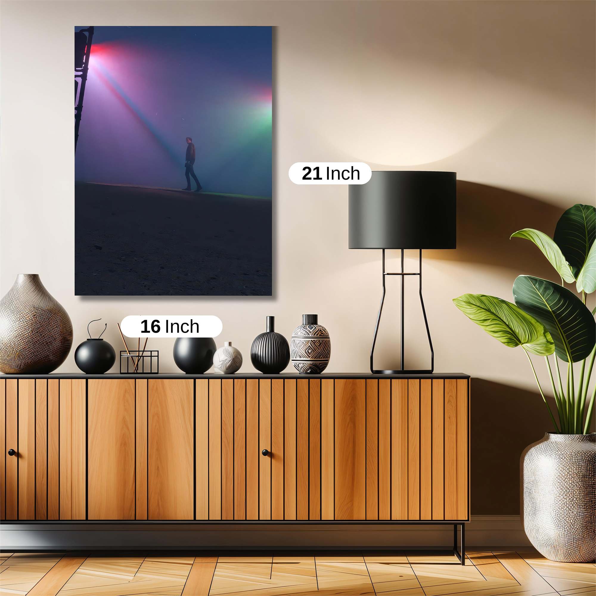 Foggy Solitude Safe Wall Magnetic / M