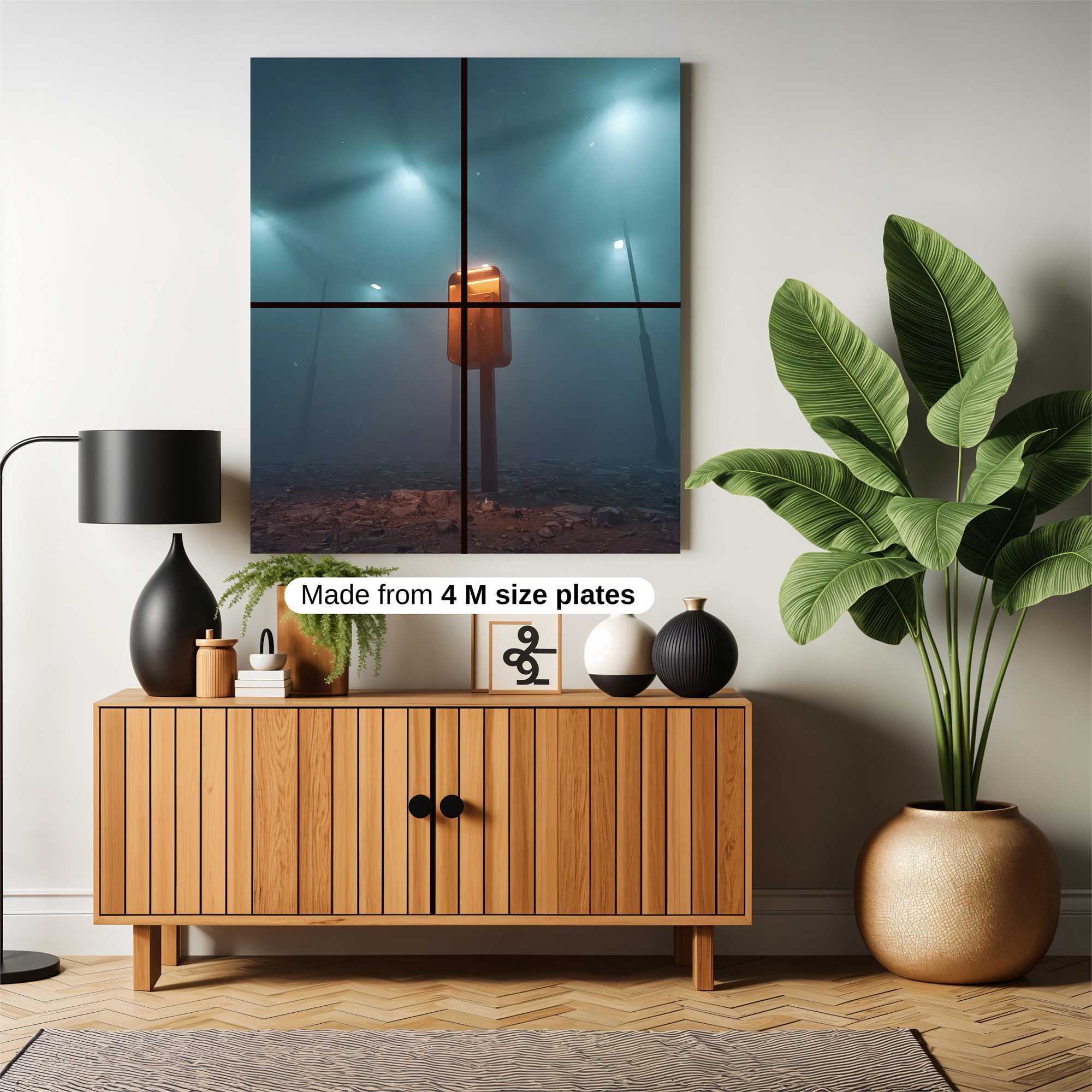 Foggy Solitude Safe Wall Magnetic / M