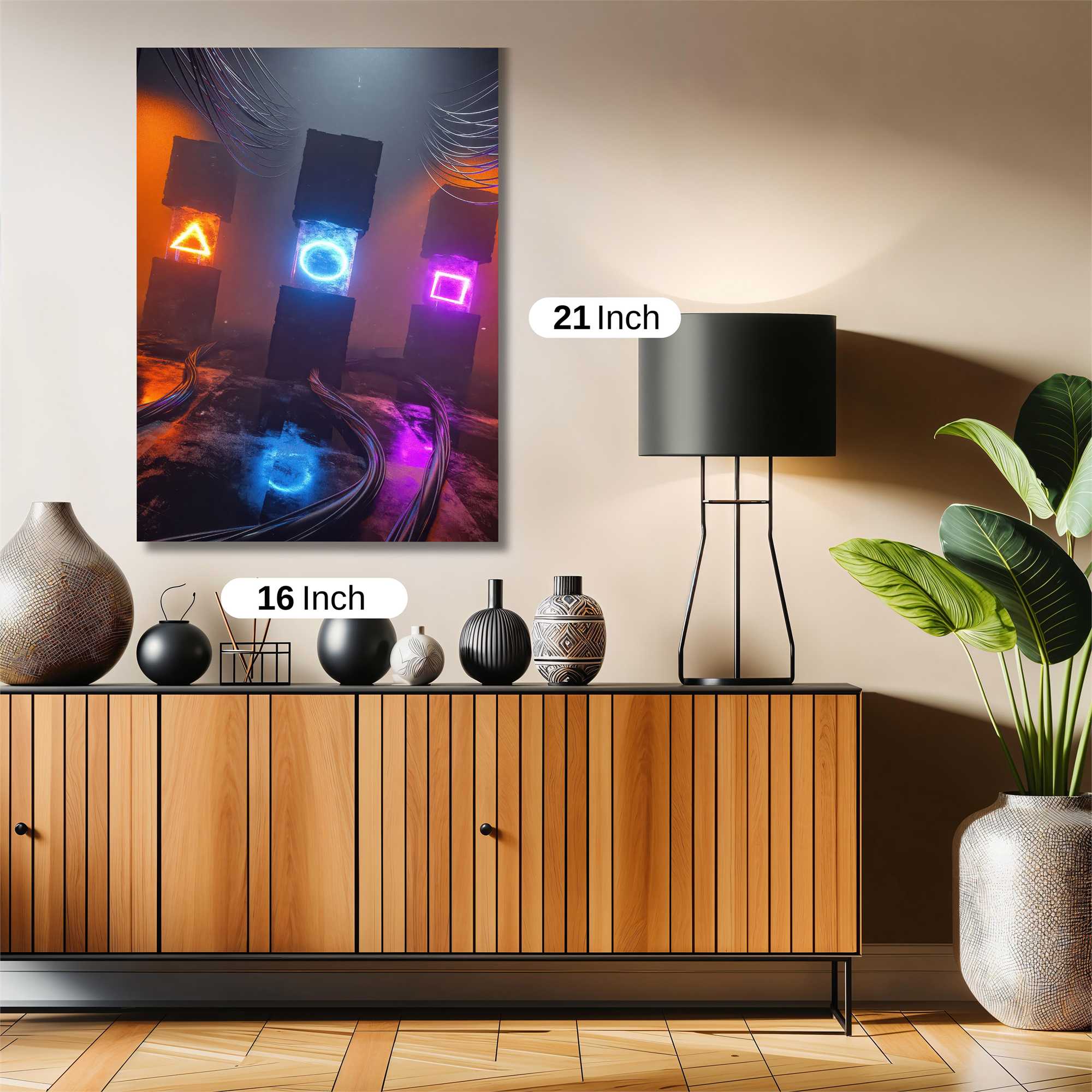 Symbols Enigmatic Safe Wall Magnetic / M