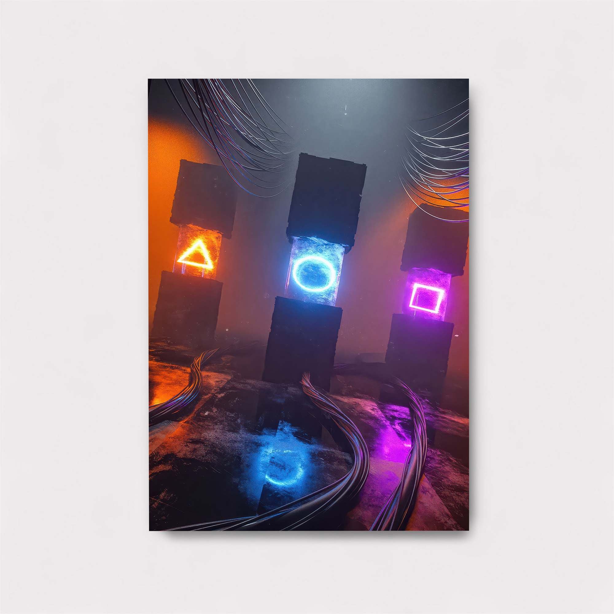 Symbols Enigmatic Safe Wall Magnetic / M