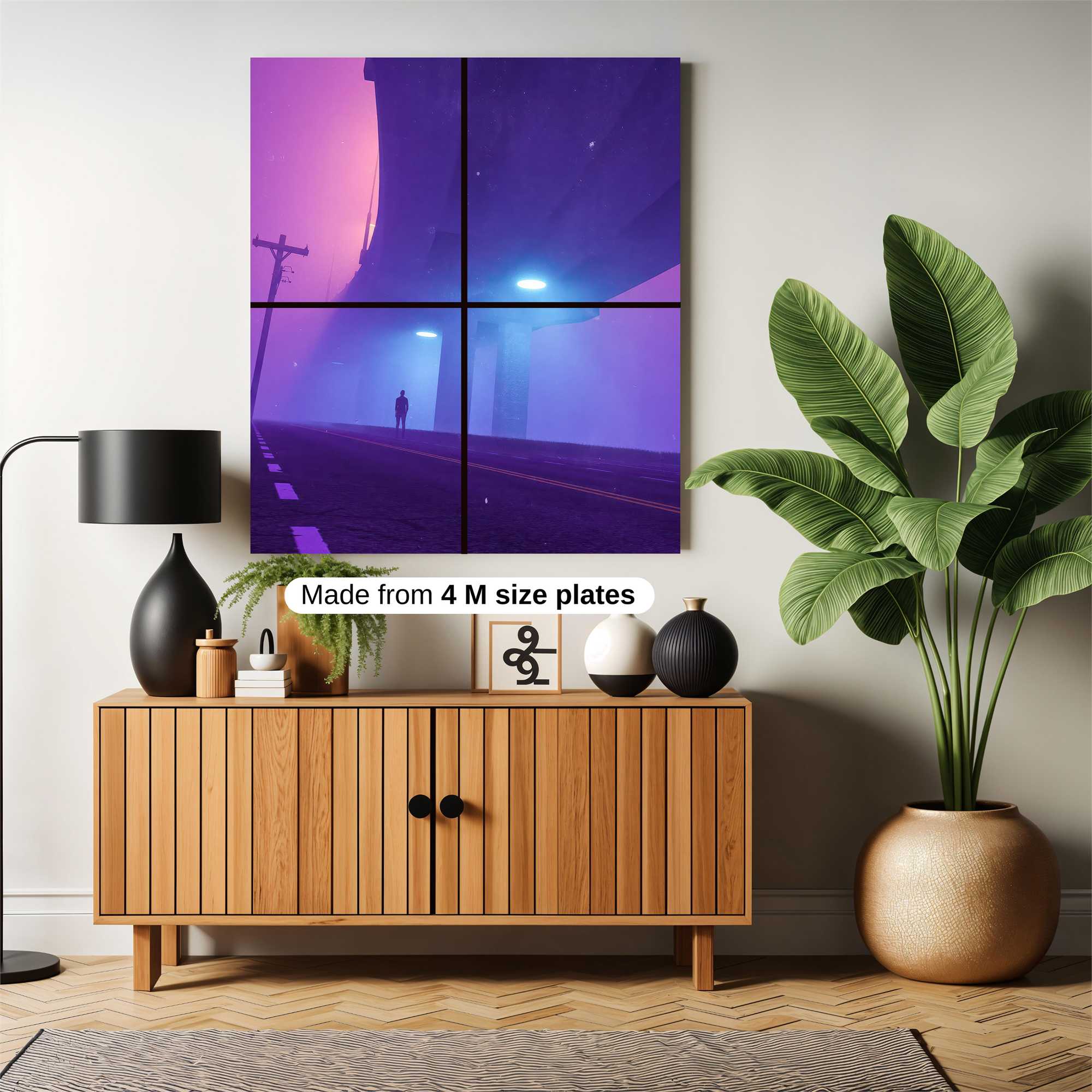 Fogbound Solitude Safe Wall Magnetic / M