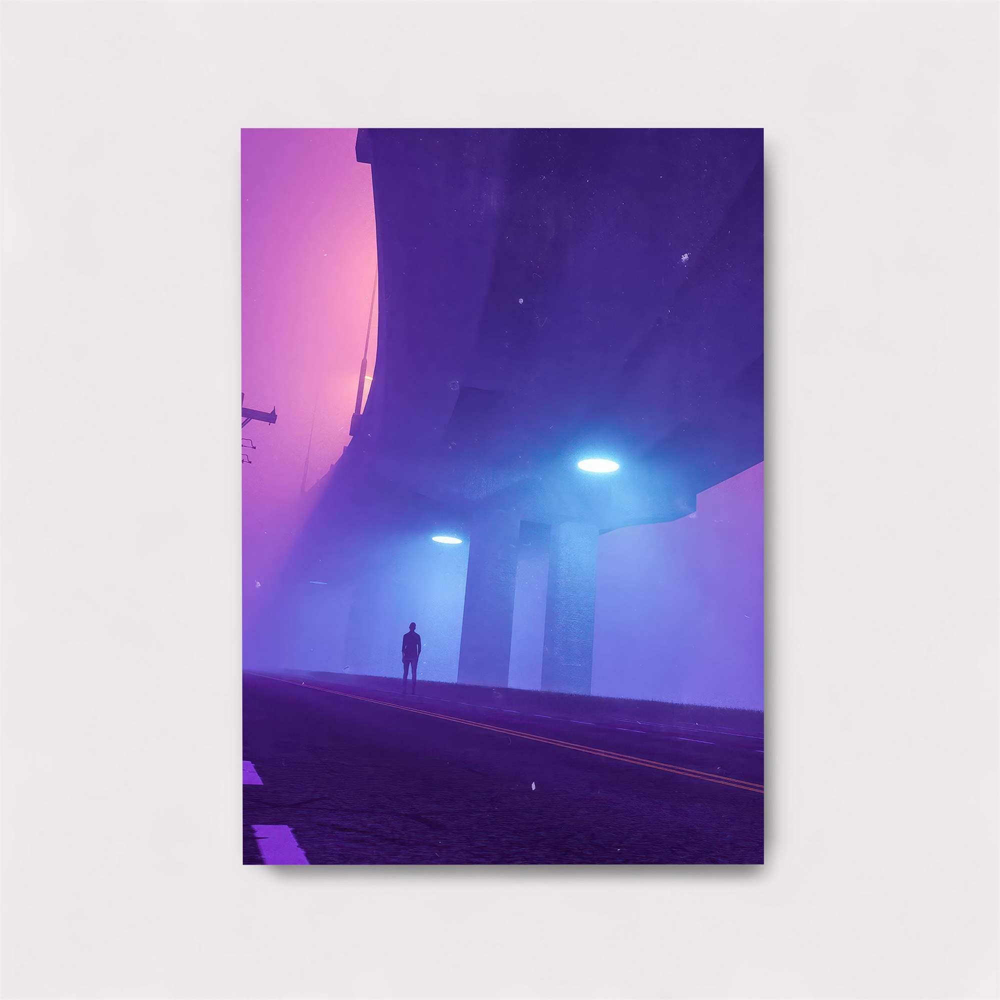 Fogbound Solitude Safe Wall Magnetic / M