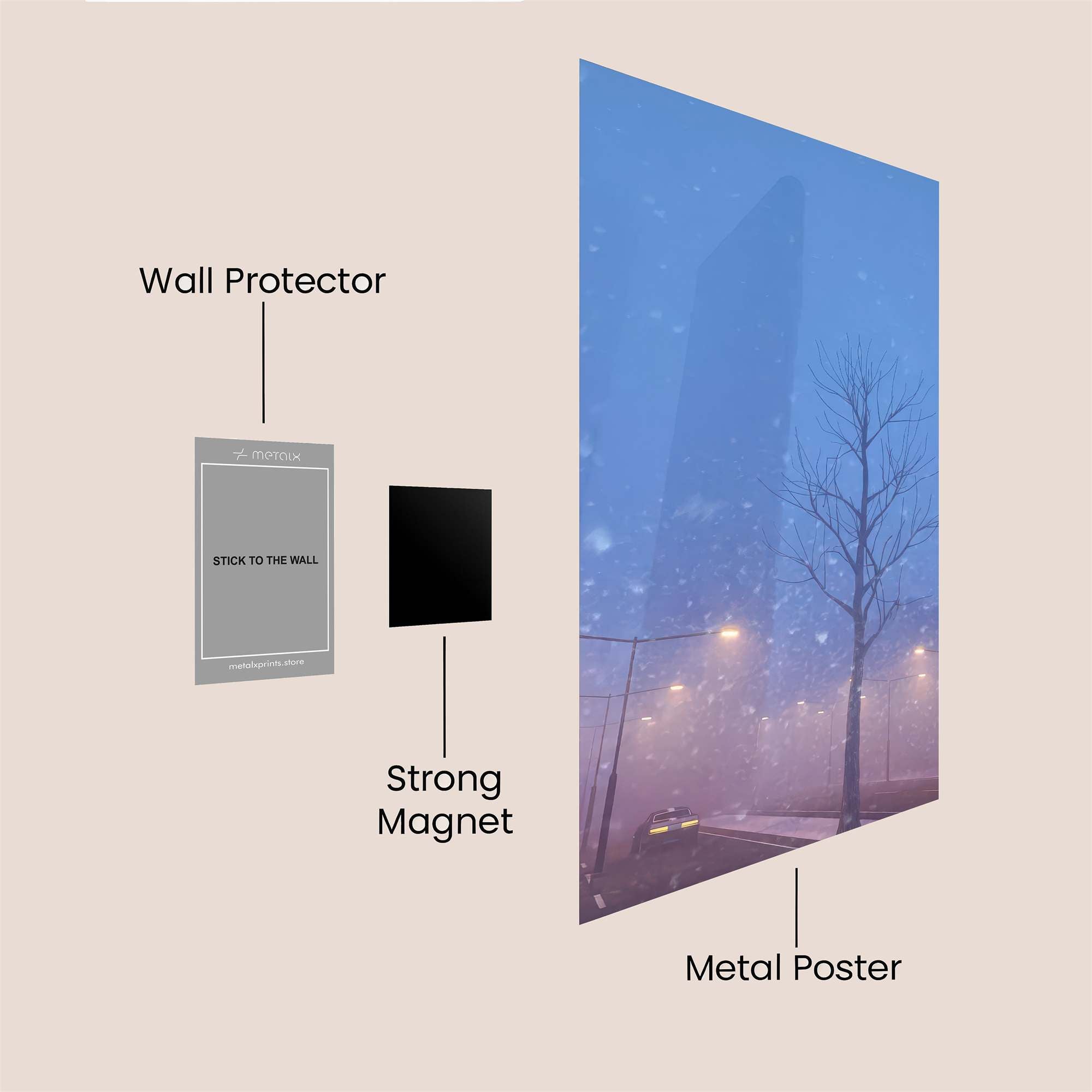 Monolith Melancholy Safe Wall Magnetic / M