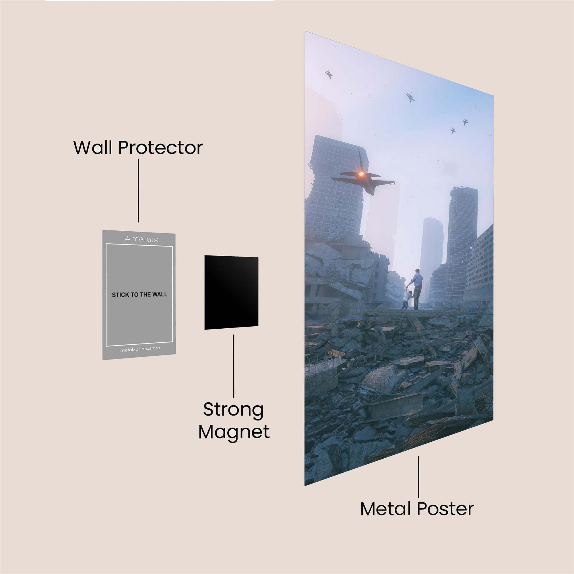 Apocalypse Echo Safe Wall Magnetic / M