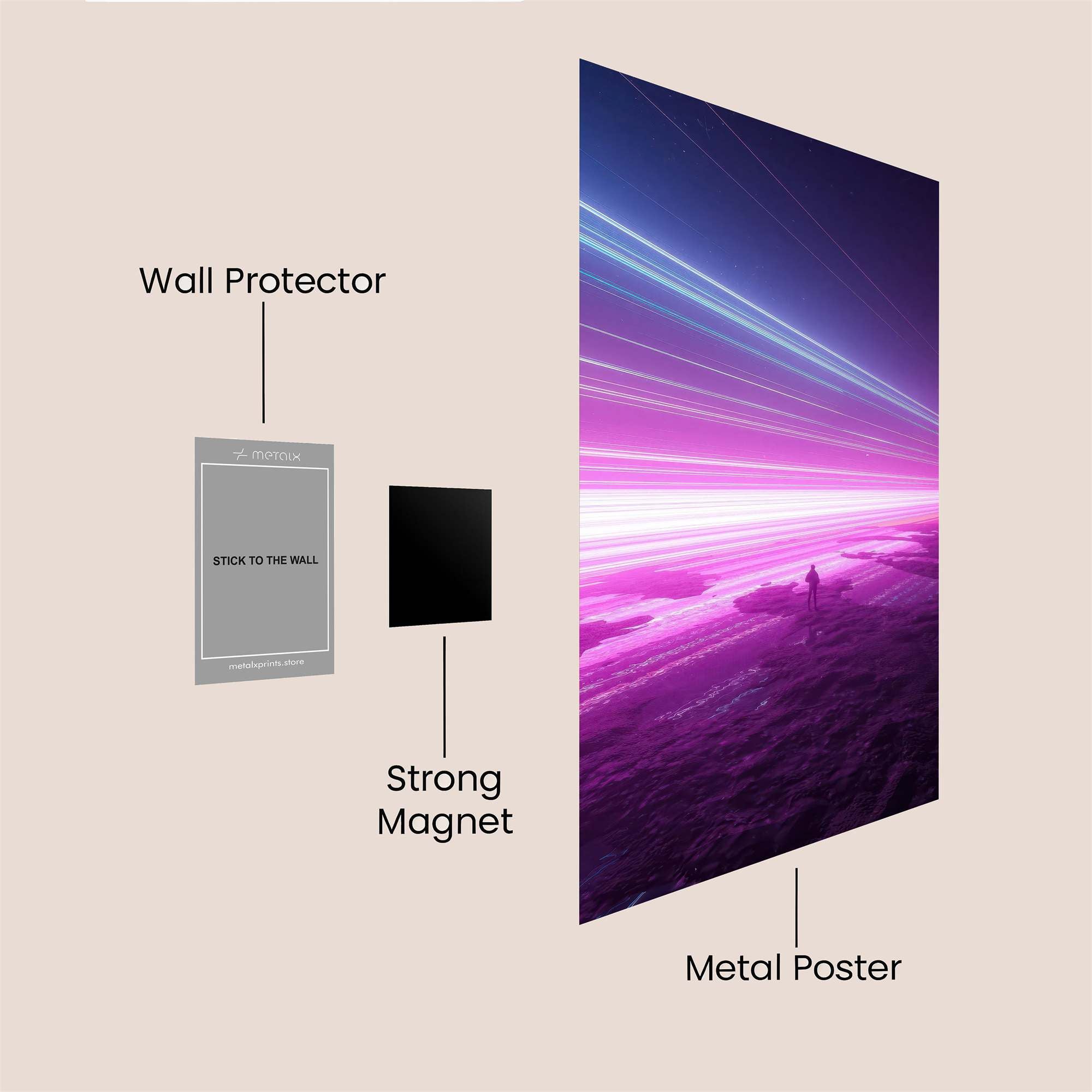 Neon Odyssey Safe Wall Magnetic / M