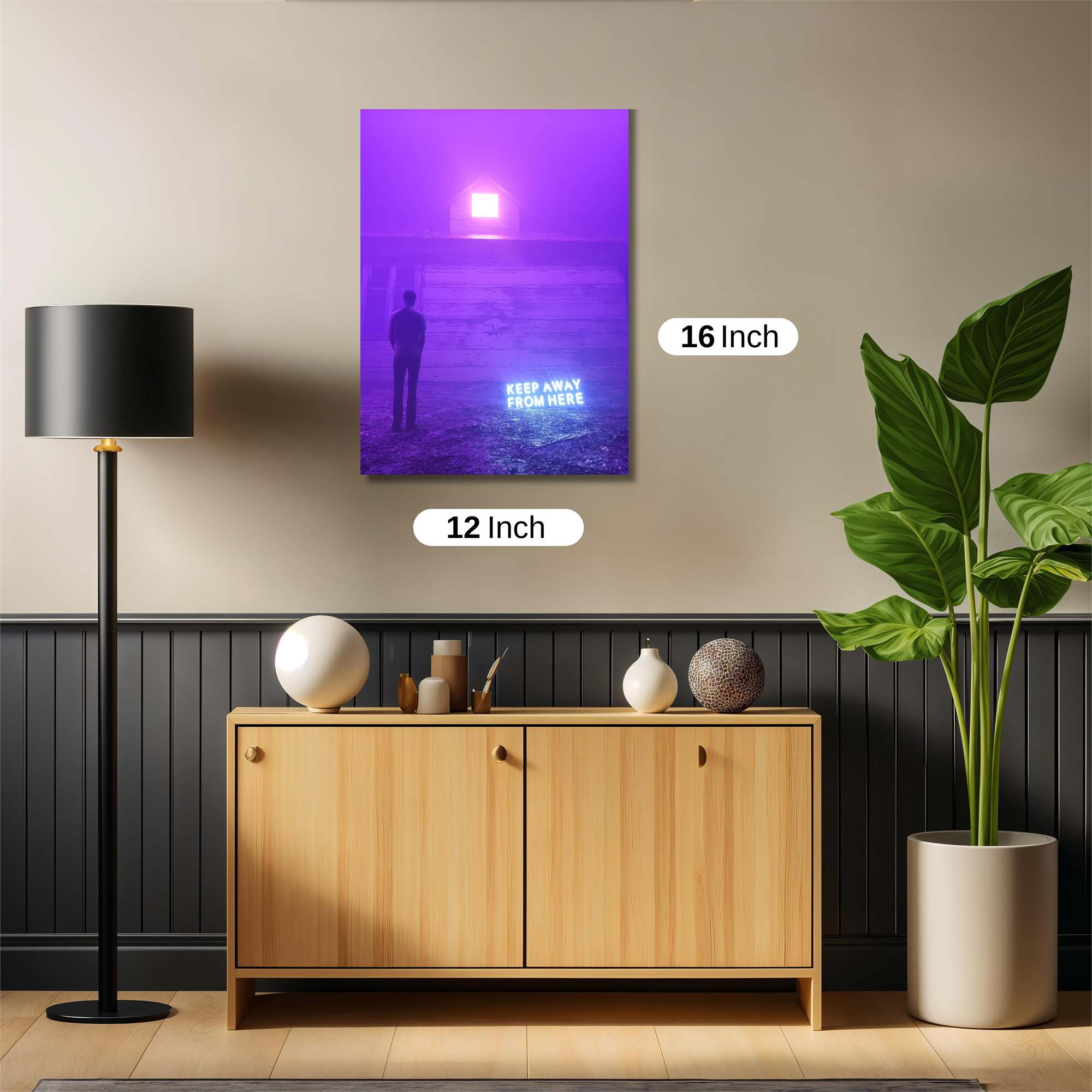 Mystery Glow Safe Wall Magnetic / M