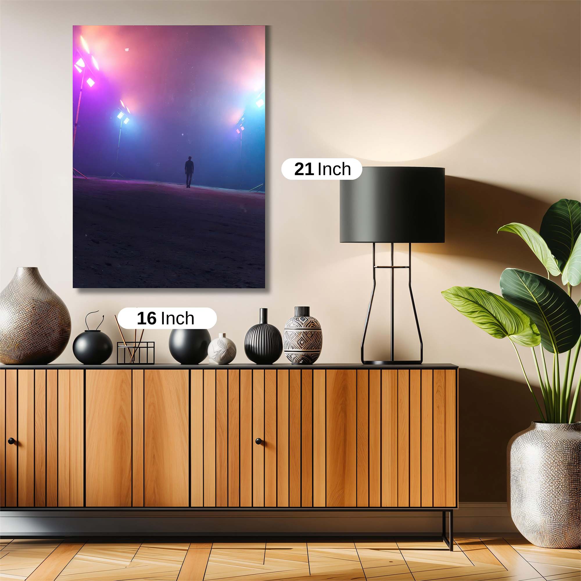 Neon Solitude Safe Wall Magnetic / M