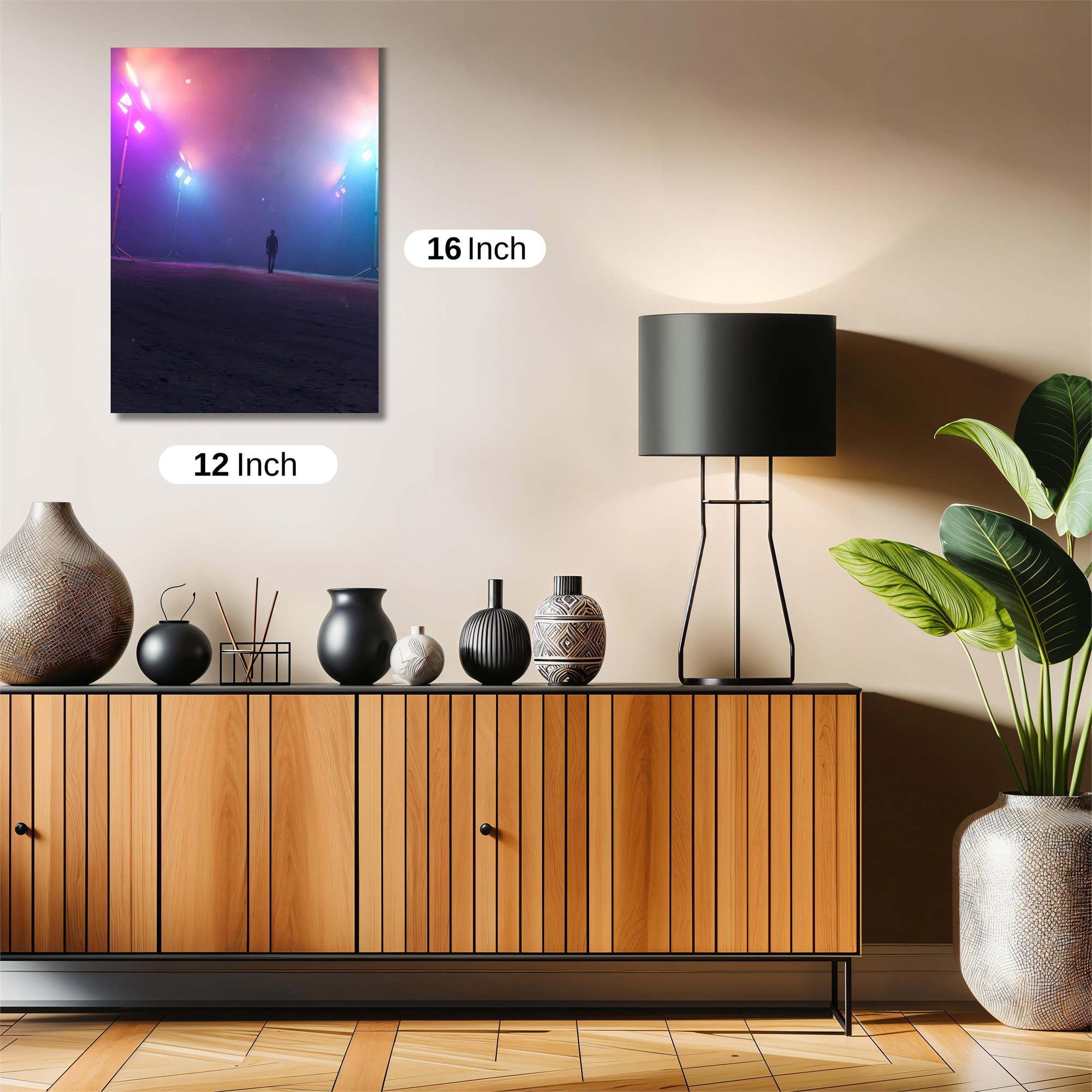Neon Solitude Safe Wall Magnetic / M