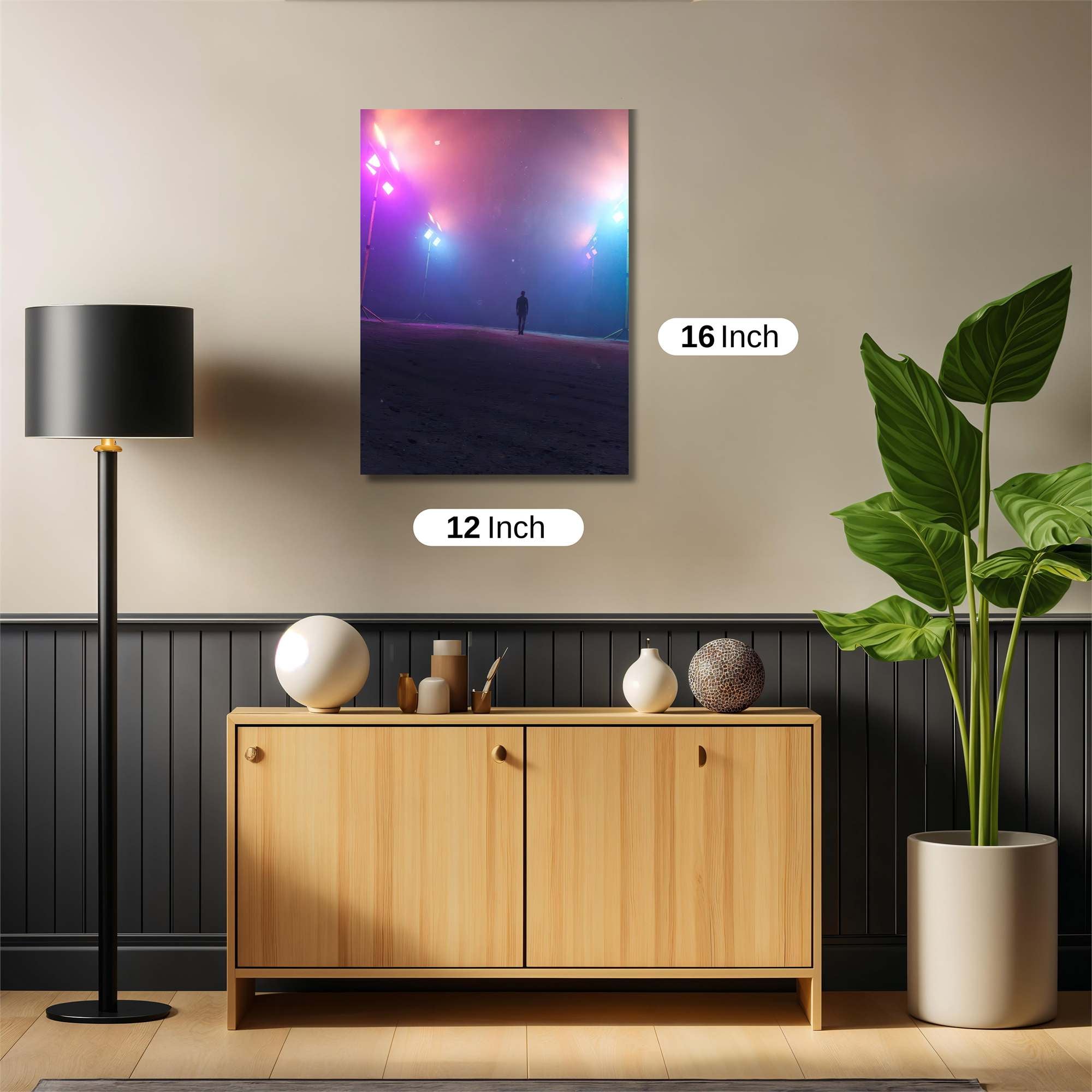 Neon Solitude Safe Wall Magnetic / M