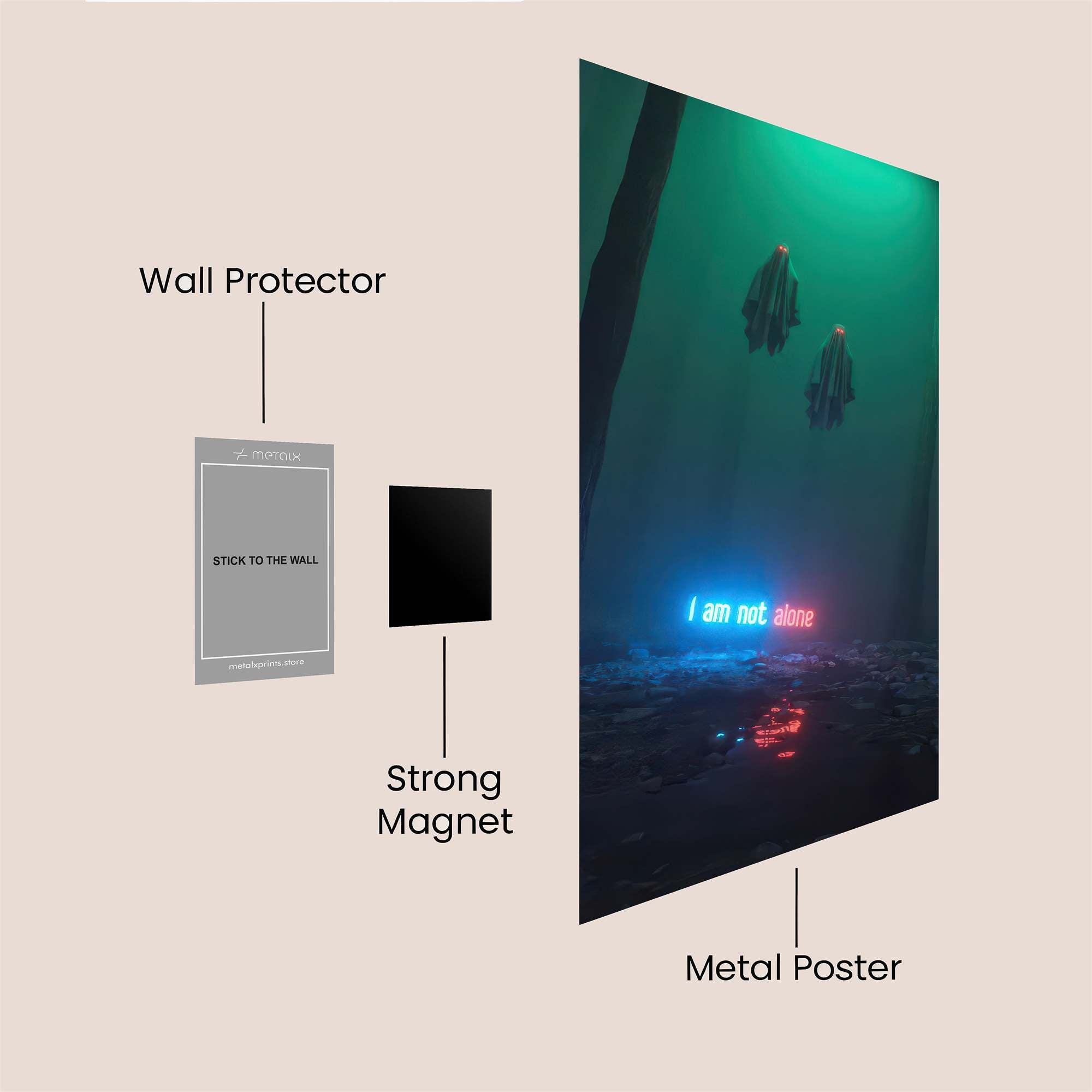 Alien Serenity Safe Wall Magnetic / M
