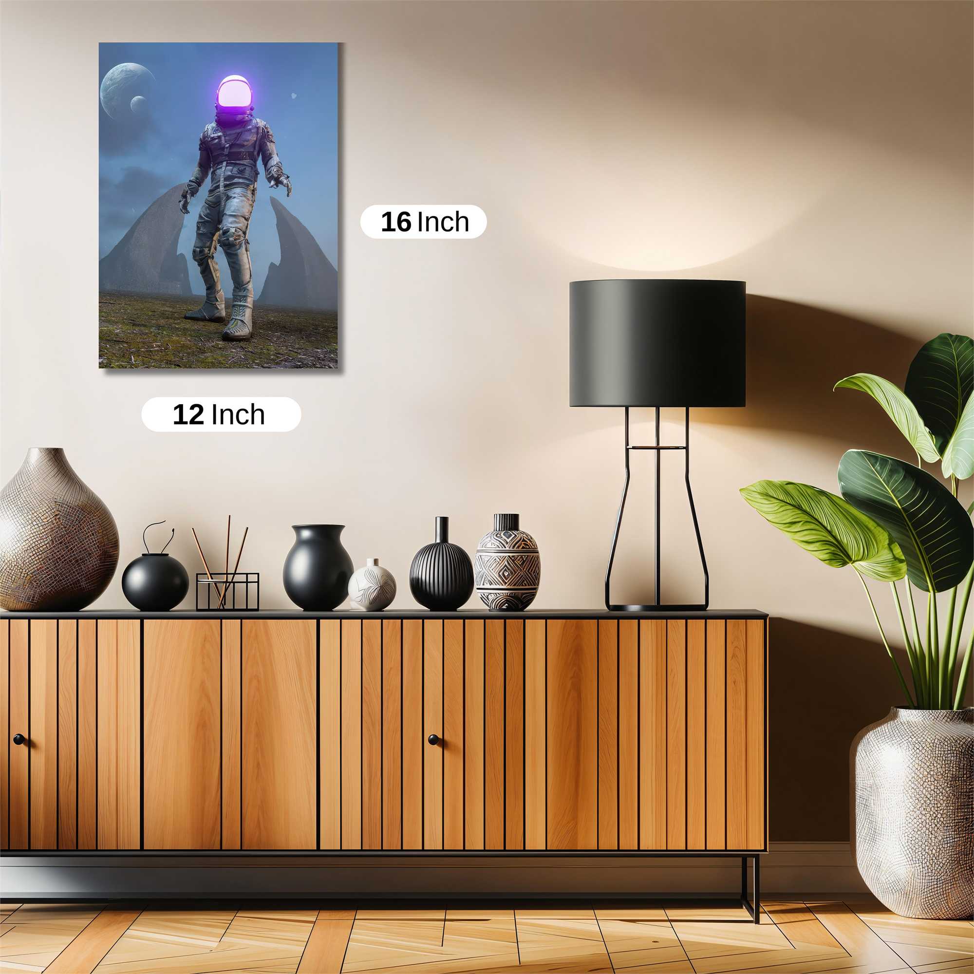 Astronaut Enigma Safe Wall Magnetic / M