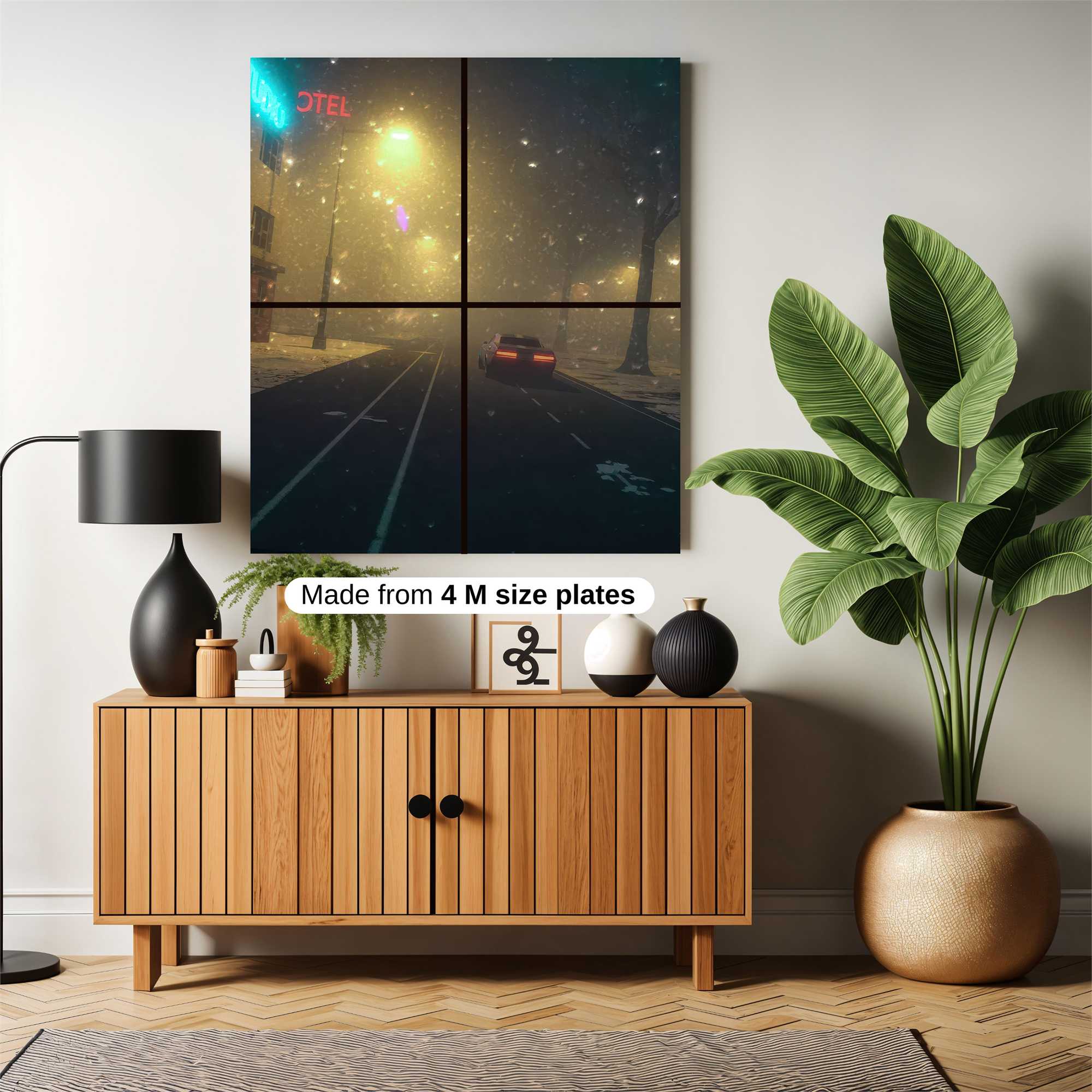Neon Solitude Safe Wall Magnetic / M