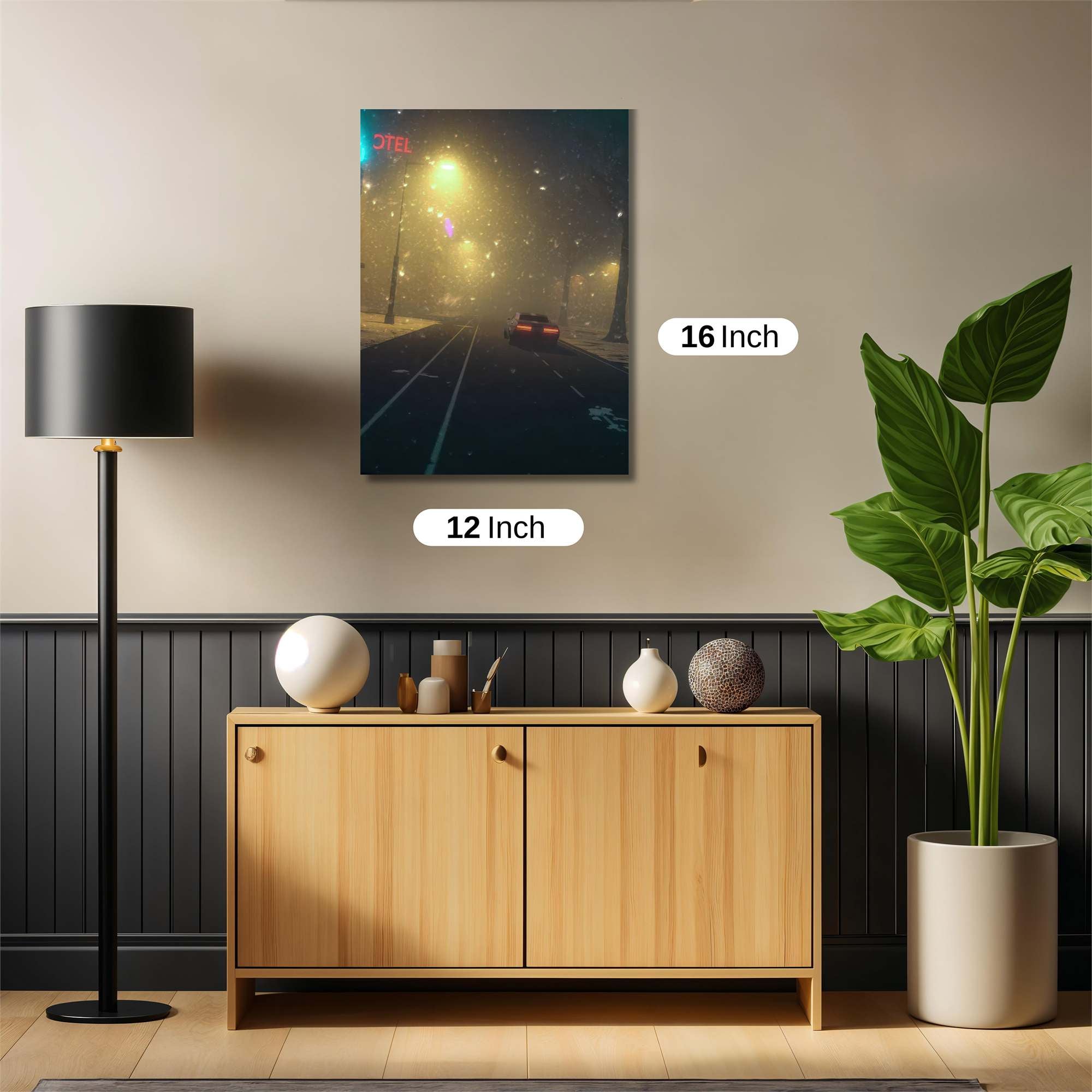 Neon Solitude Safe Wall Magnetic / M