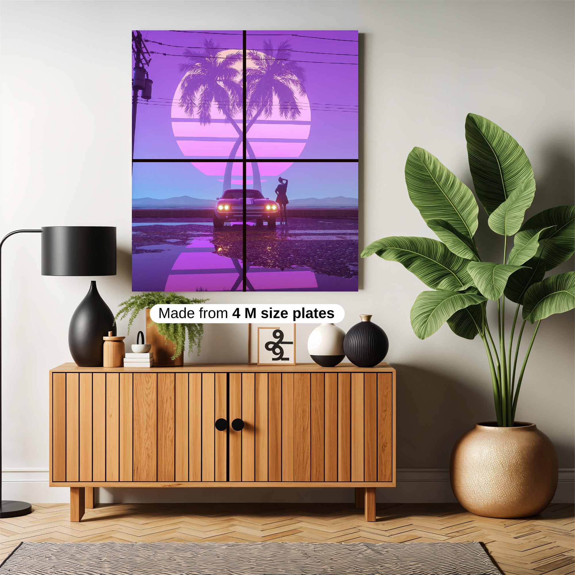 Neon Escape Safe Wall Magnetic / M