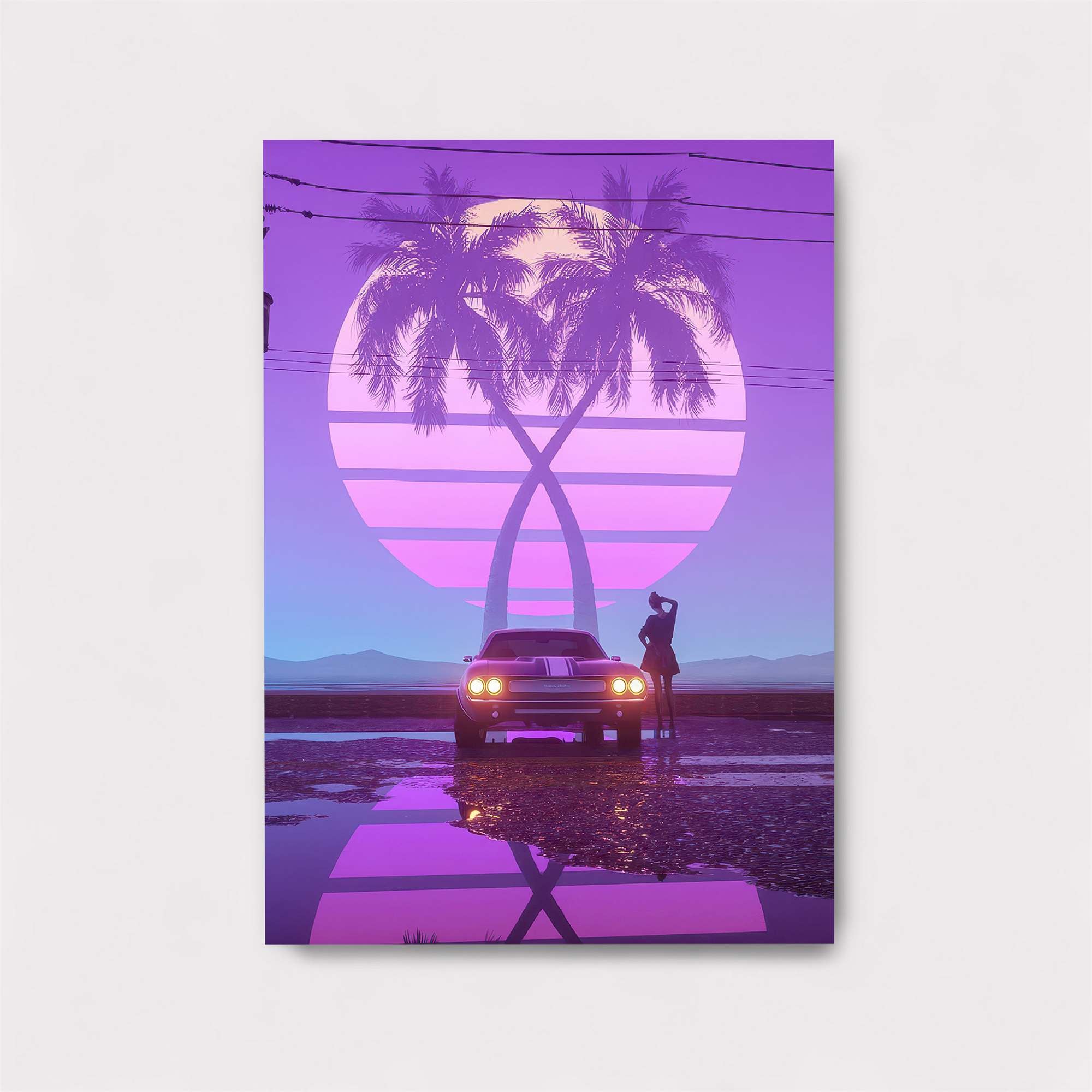 Neon Escape Safe Wall Magnetic / M