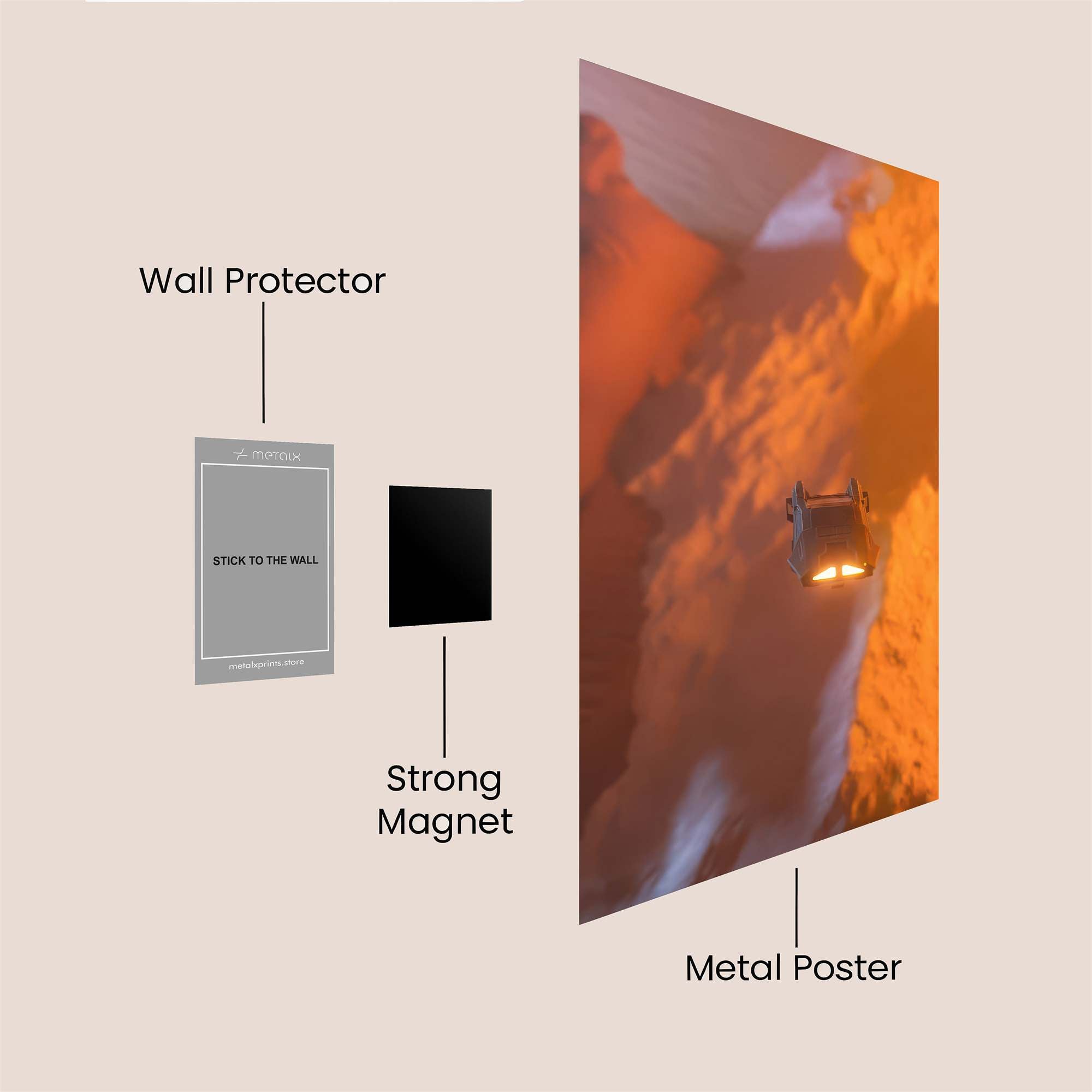Sphinx Serenity Safe Wall Magnetic / M