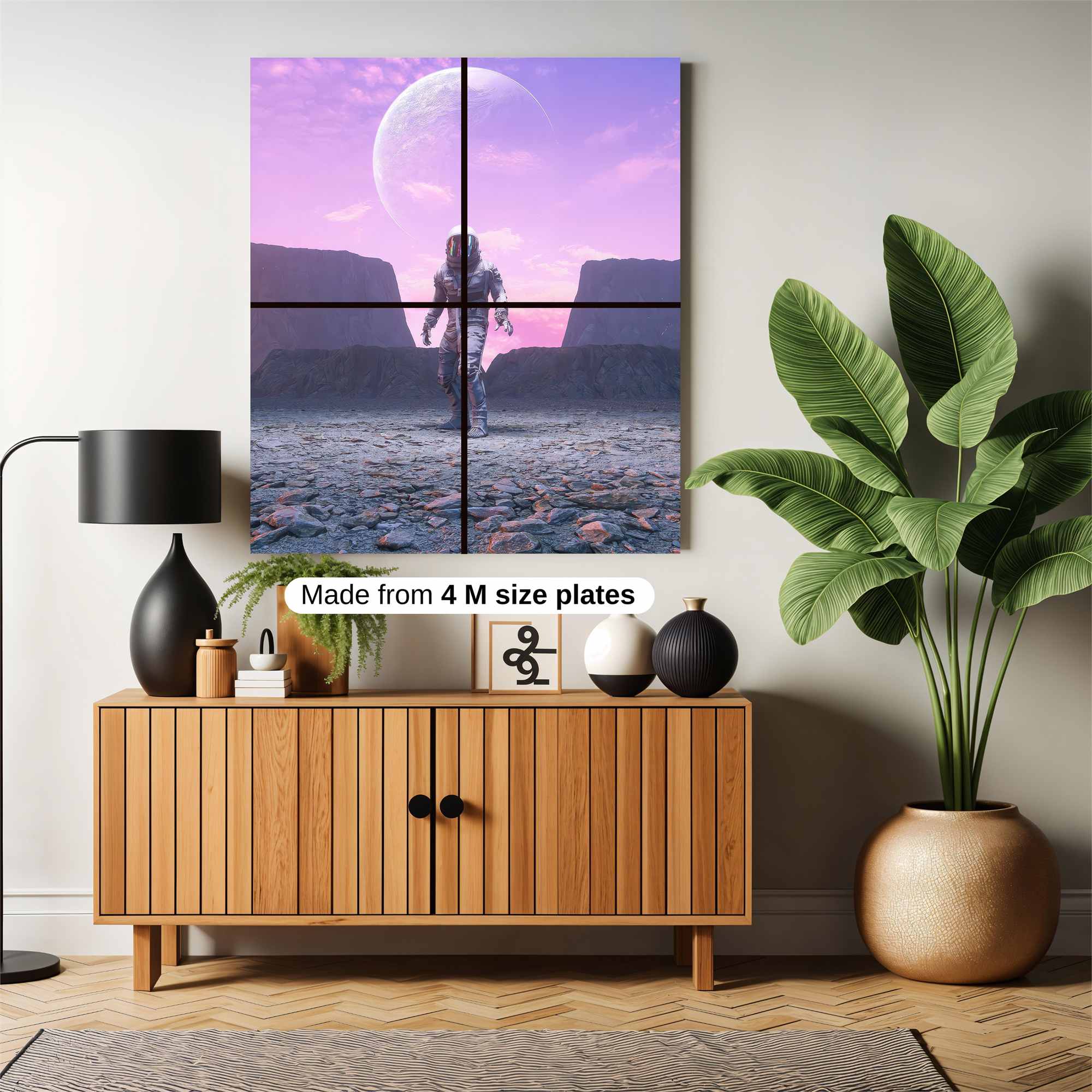 Astronaut Solitude Safe Wall Magnetic / M