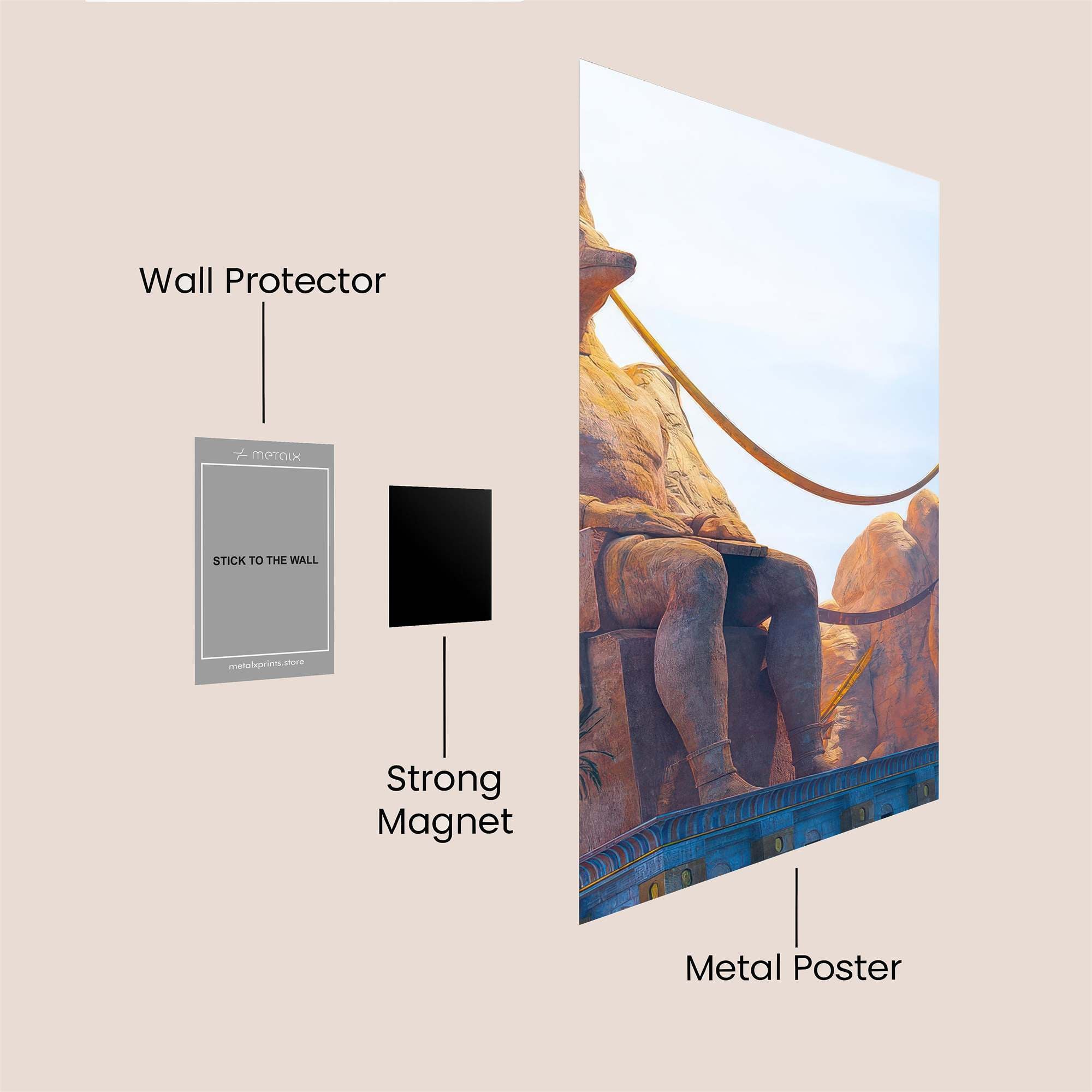 Market Serenity Safe Wall Magnetic / M