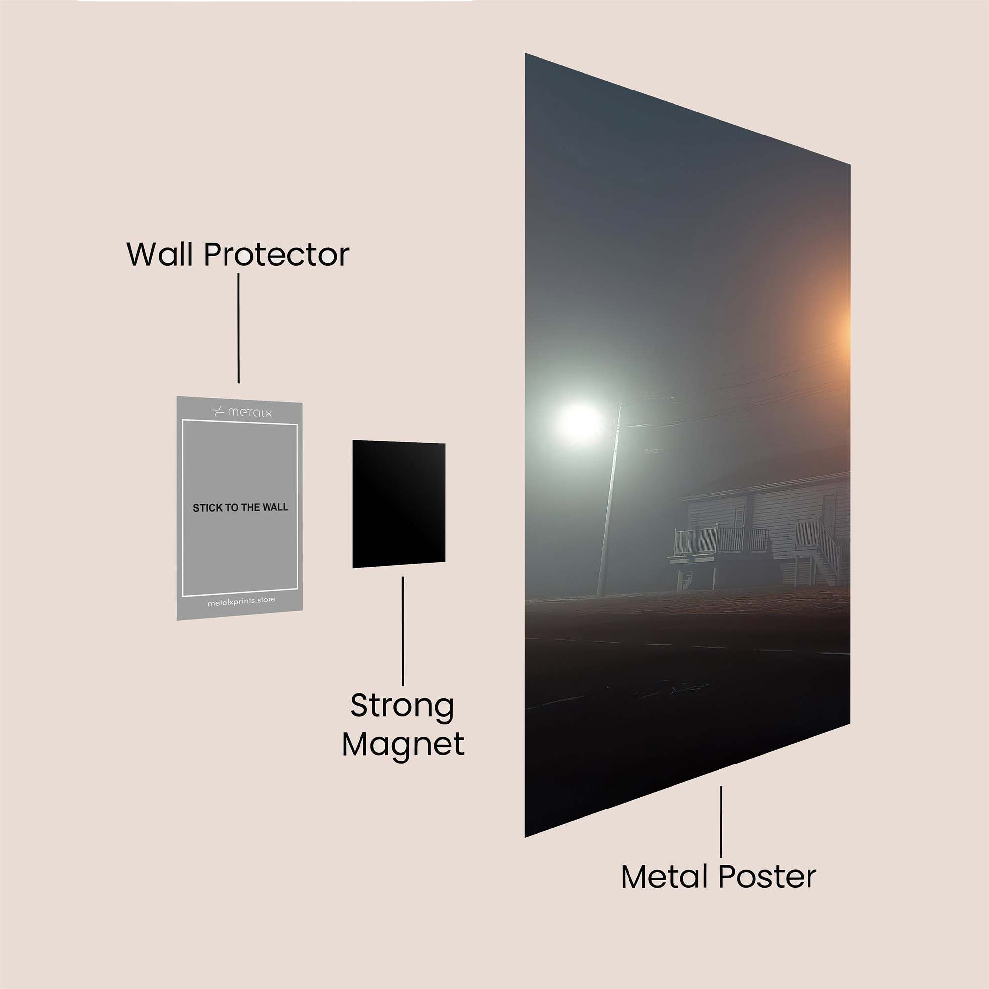 Portal Serene Safe Wall Magnetic / M