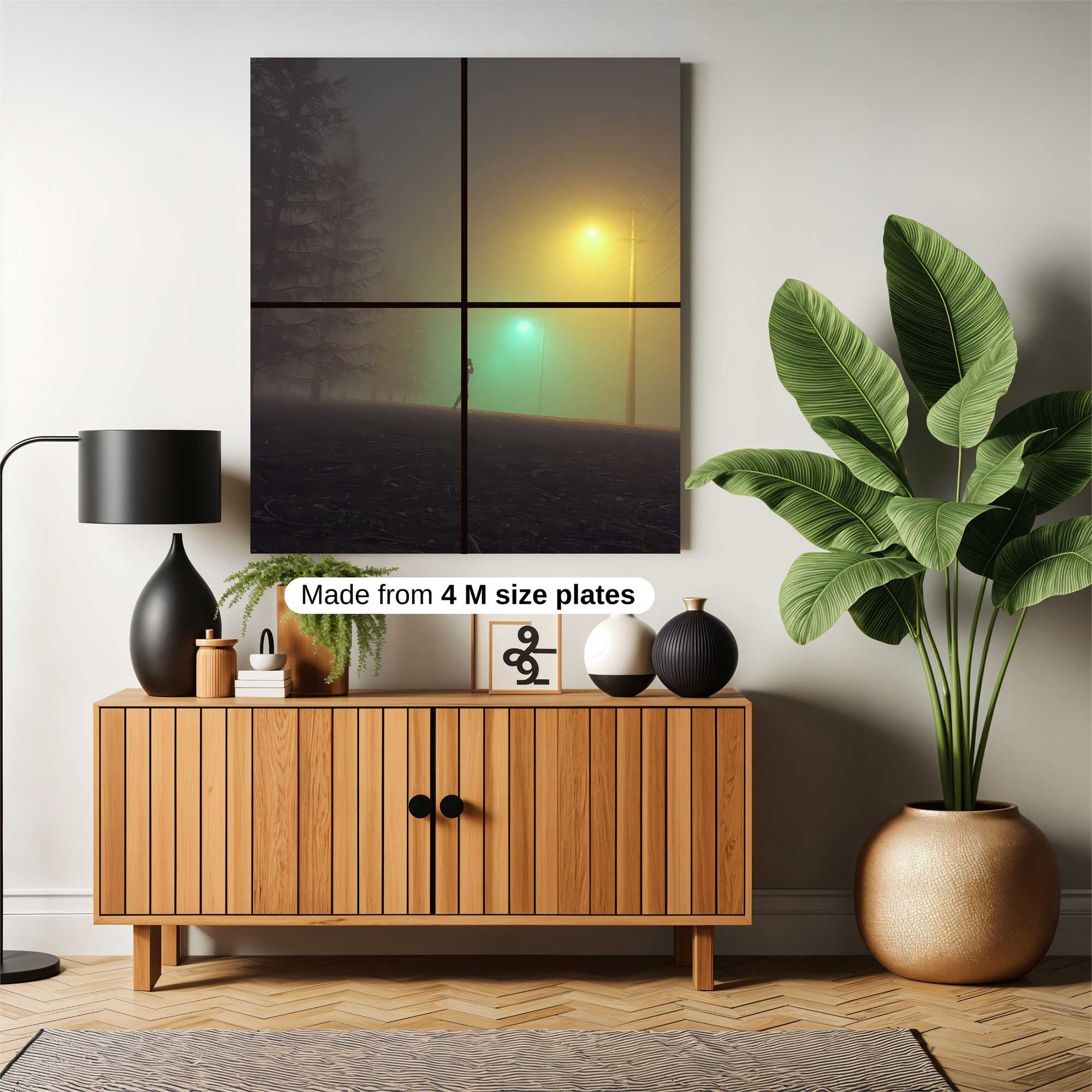 Foggy Solitude Safe Wall Magnetic / M