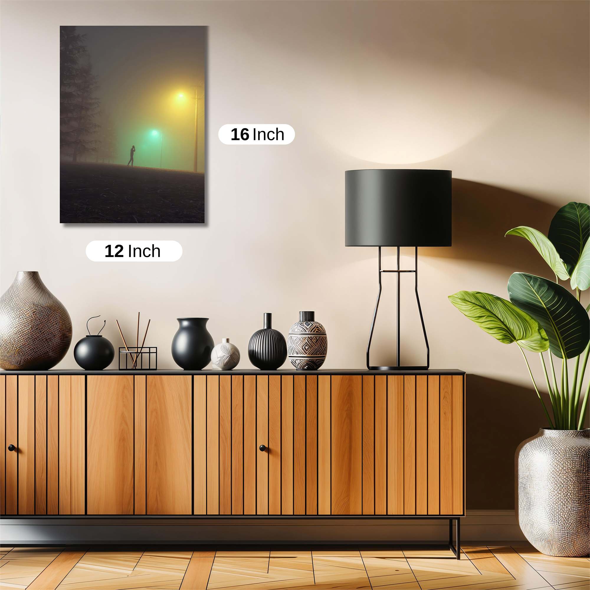 Foggy Solitude Safe Wall Magnetic / M