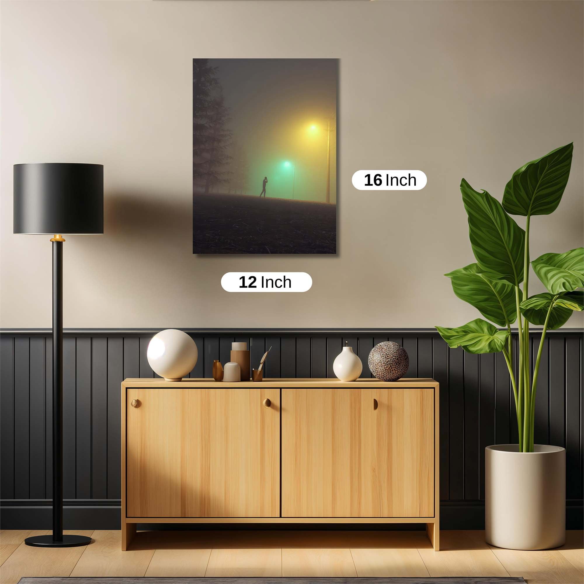 Foggy Solitude Safe Wall Magnetic / M