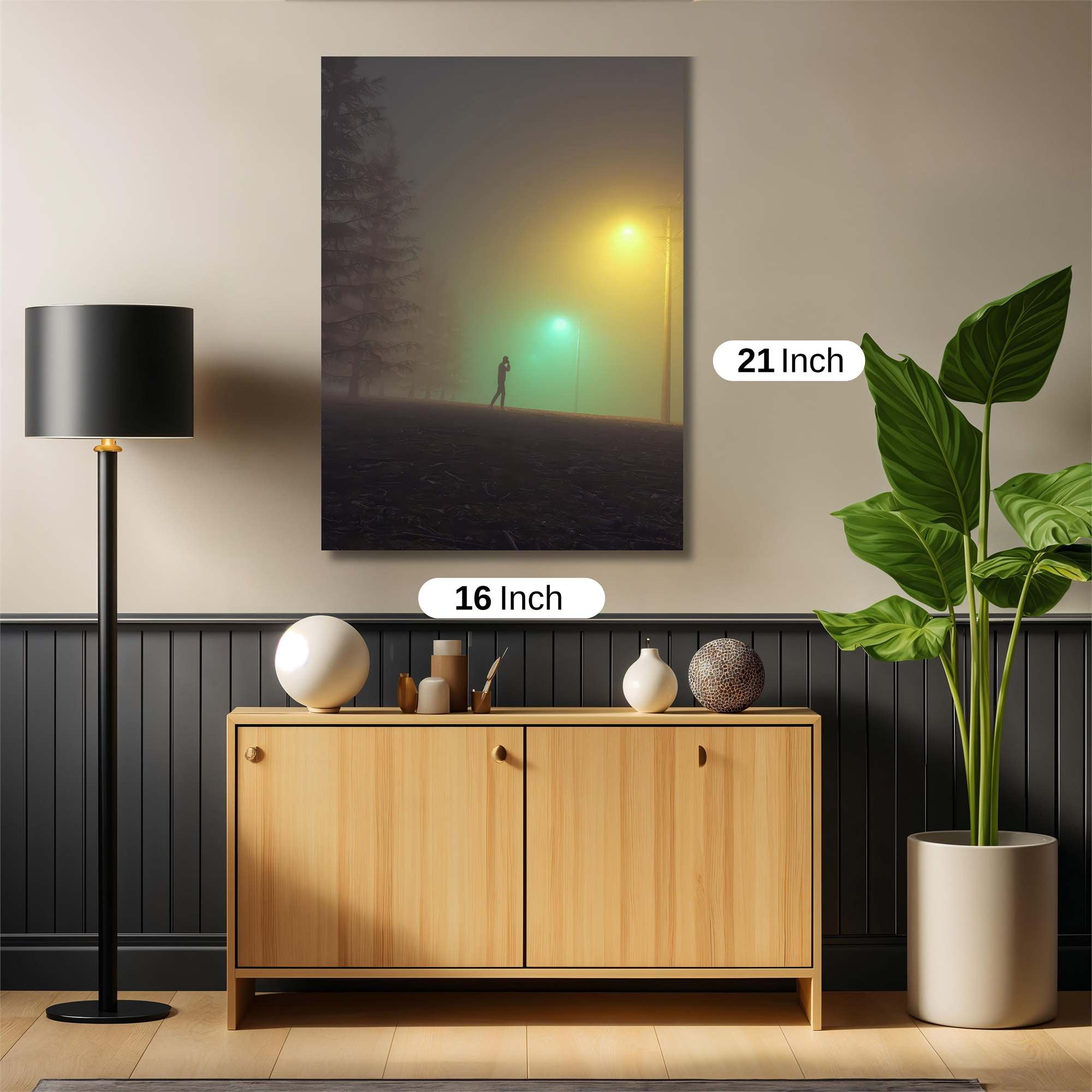 Foggy Solitude Safe Wall Magnetic / M