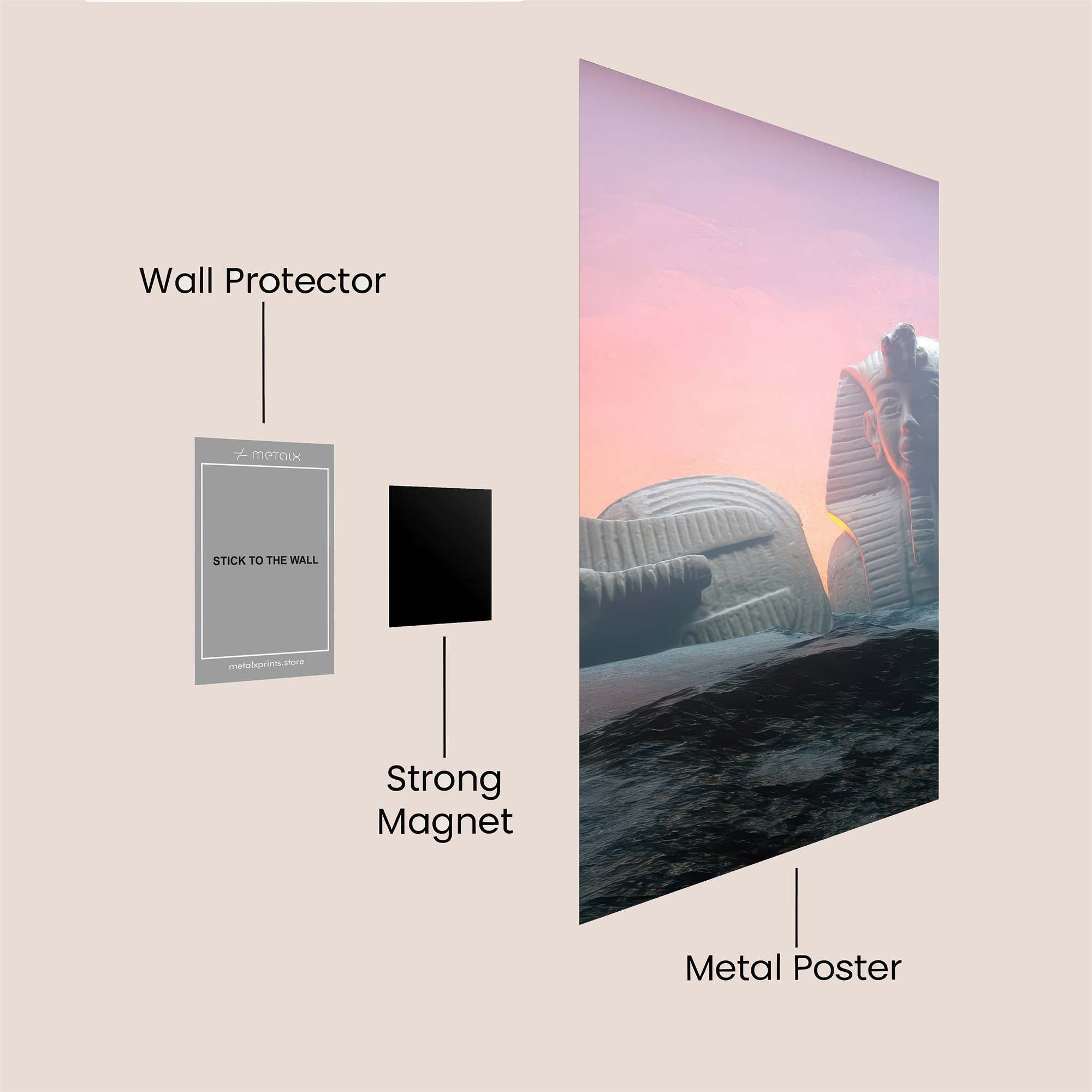 Sphinx Serene Safe Wall Magnetic / M