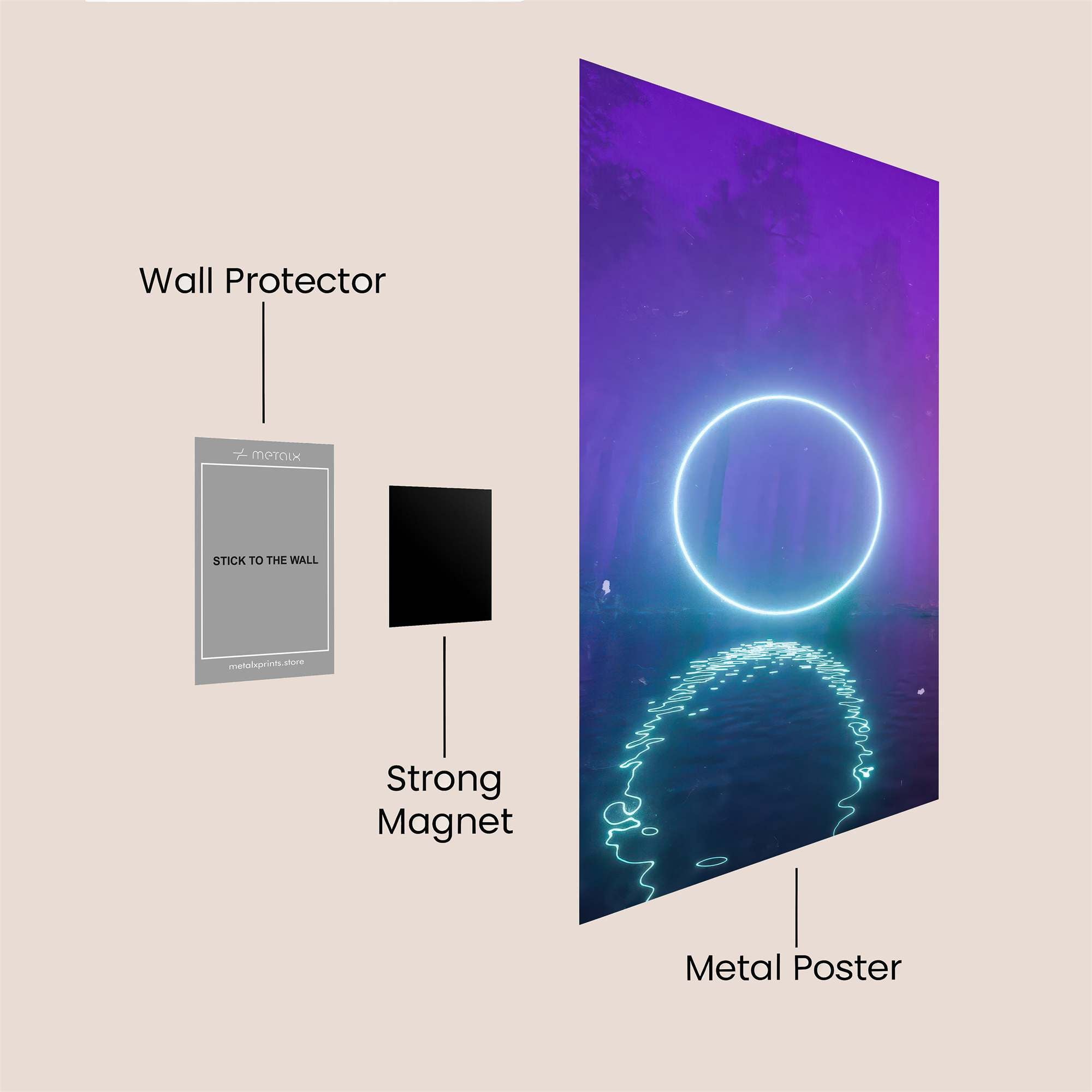Portal Serenity Safe Wall Magnetic / M