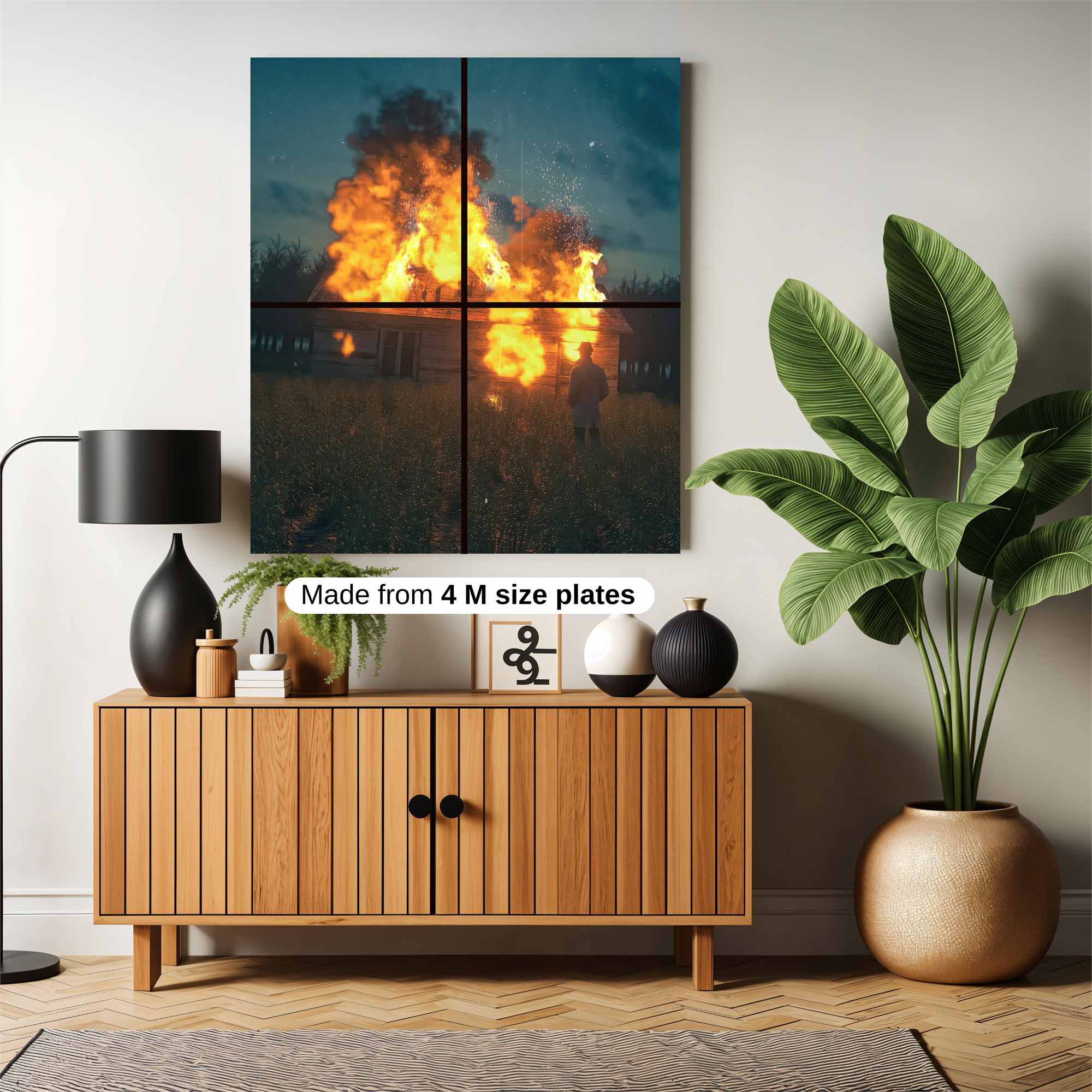 Cabin Inferno Safe Wall Magnetic / M