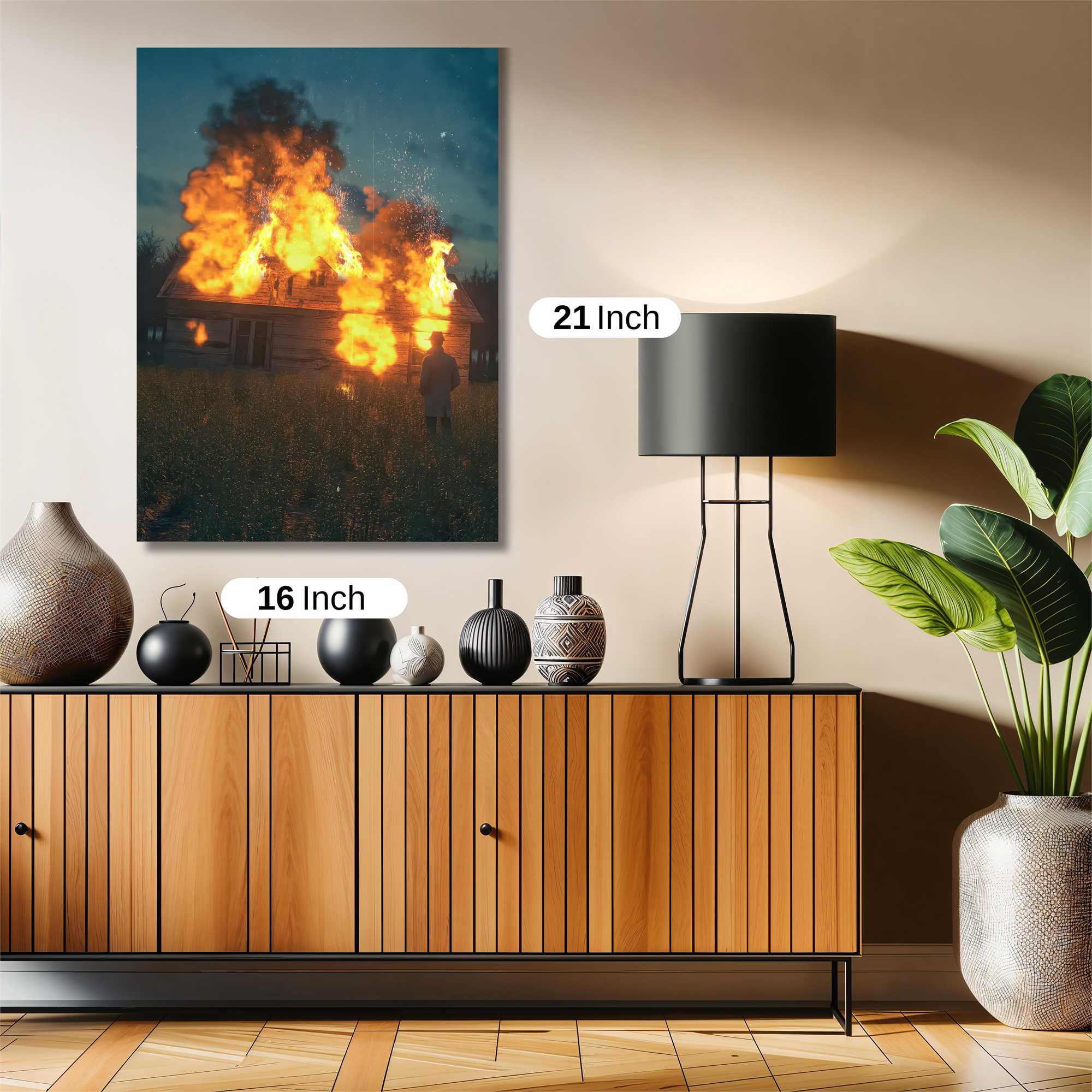 Cabin Inferno Safe Wall Magnetic / M