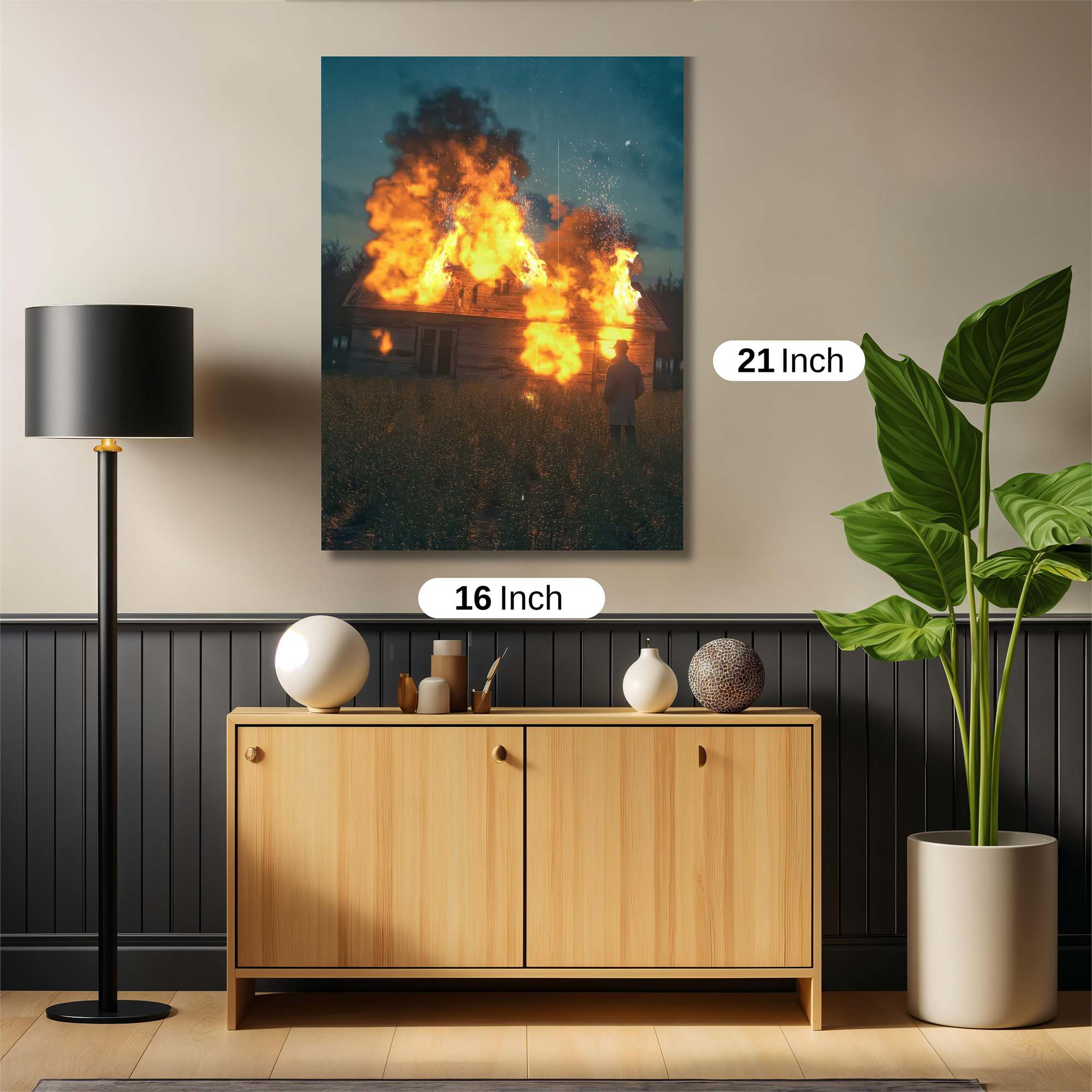 Cabin Inferno Safe Wall Magnetic / M
