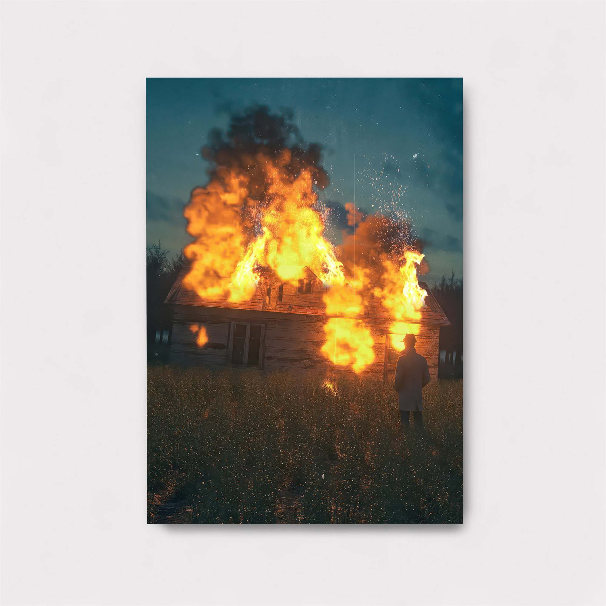 Cabin Inferno Safe Wall Magnetic / M
