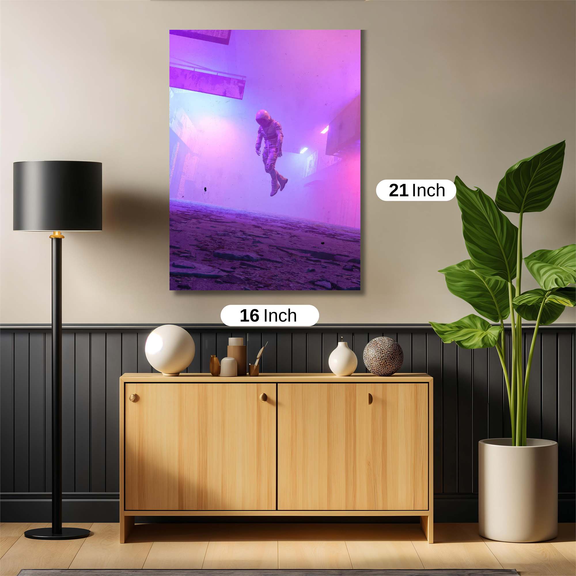 Astronaut Dreamscape Safe Wall Magnetic / M