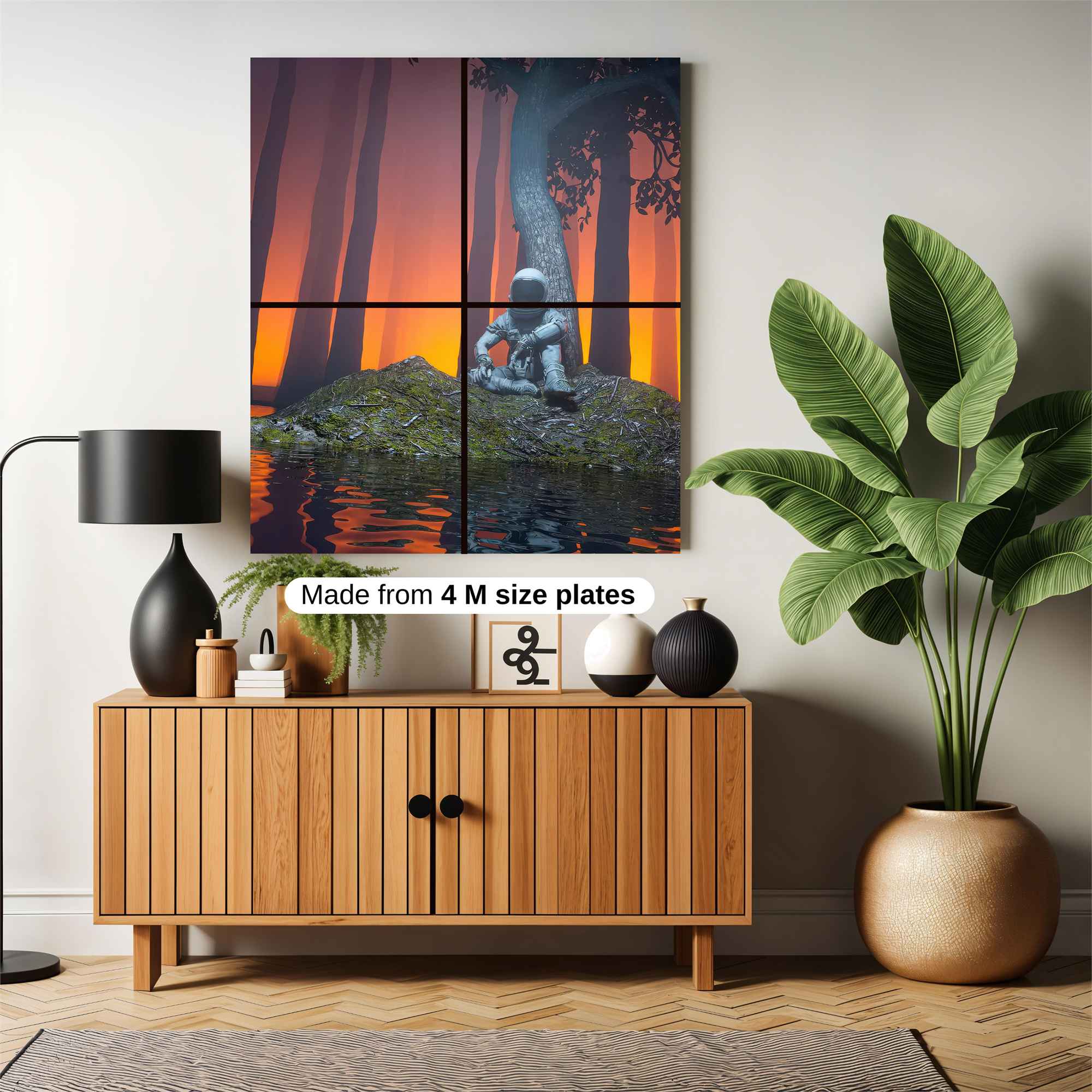 Astronaut Serenity Safe Wall Magnetic / M