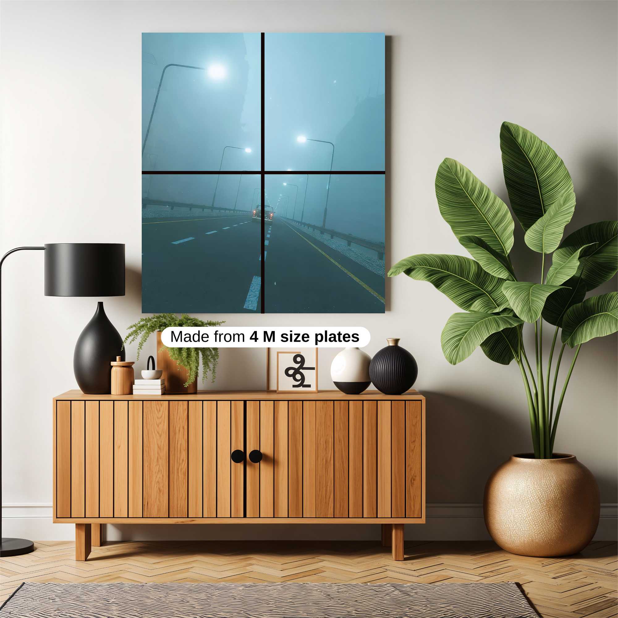 Foggy Solitude Safe Wall Magnetic / M