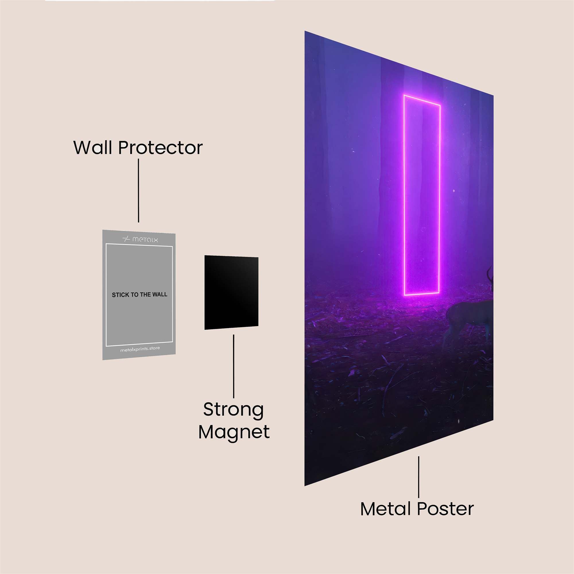 Portal Enigma Safe Wall Magnetic / M